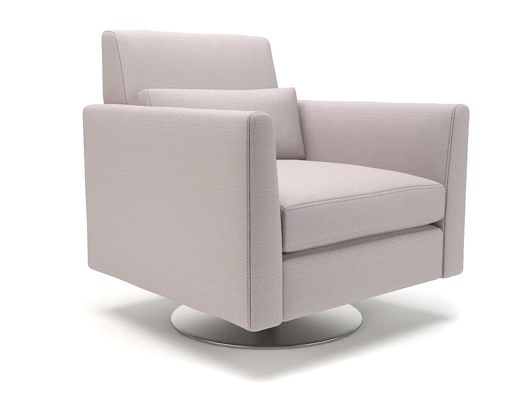 Roselle 90cm Wide Swivel Armchair in Warwick Dolly Fabric - Image 7