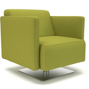 Napa Slim Arm 75cm Wide Swivel Armchair in Warwick Dolly Fabric