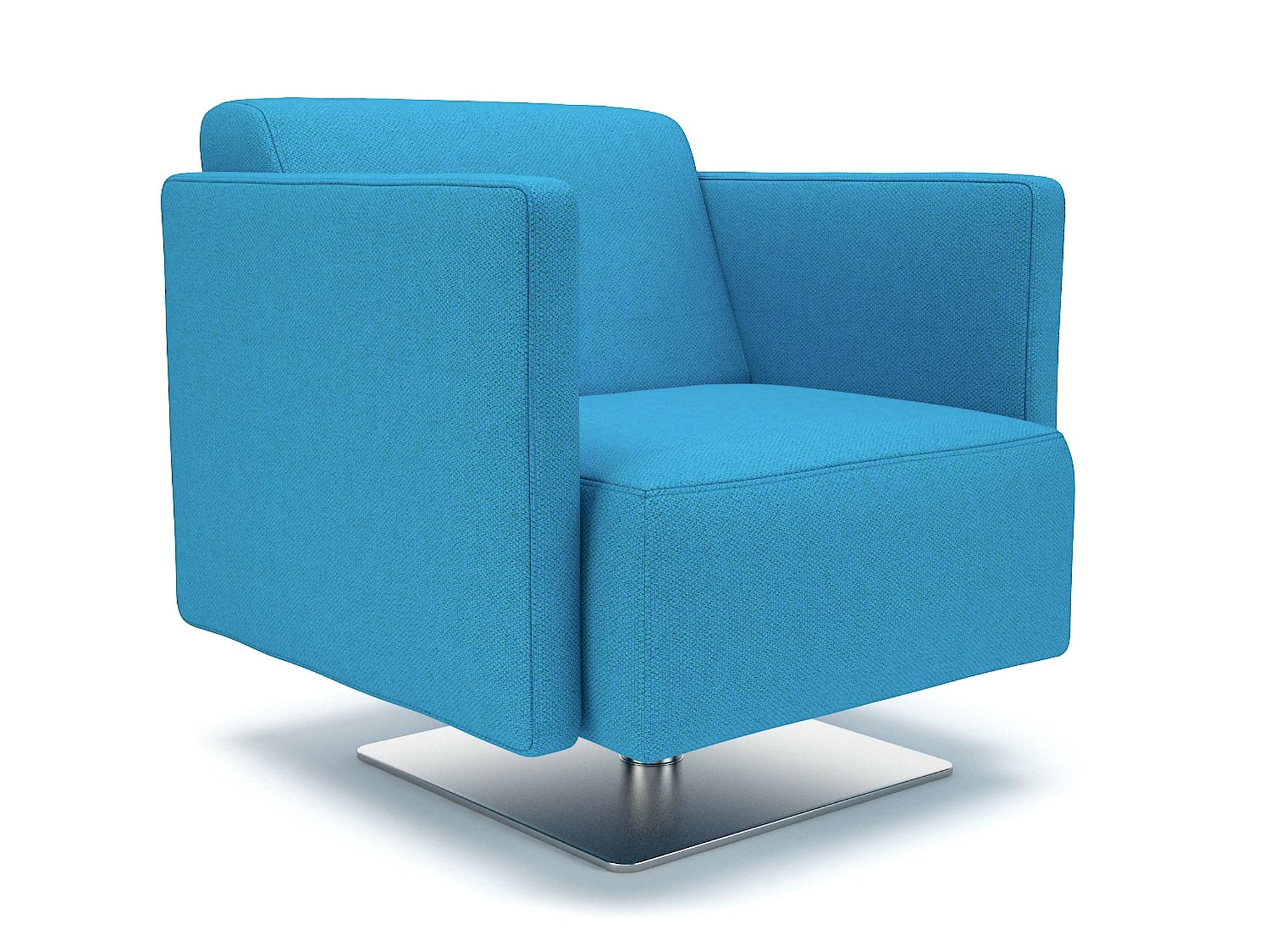 Napa Slim Arm 75cm Wide Swivel Armchair in Camira Era Fabric - Image 4