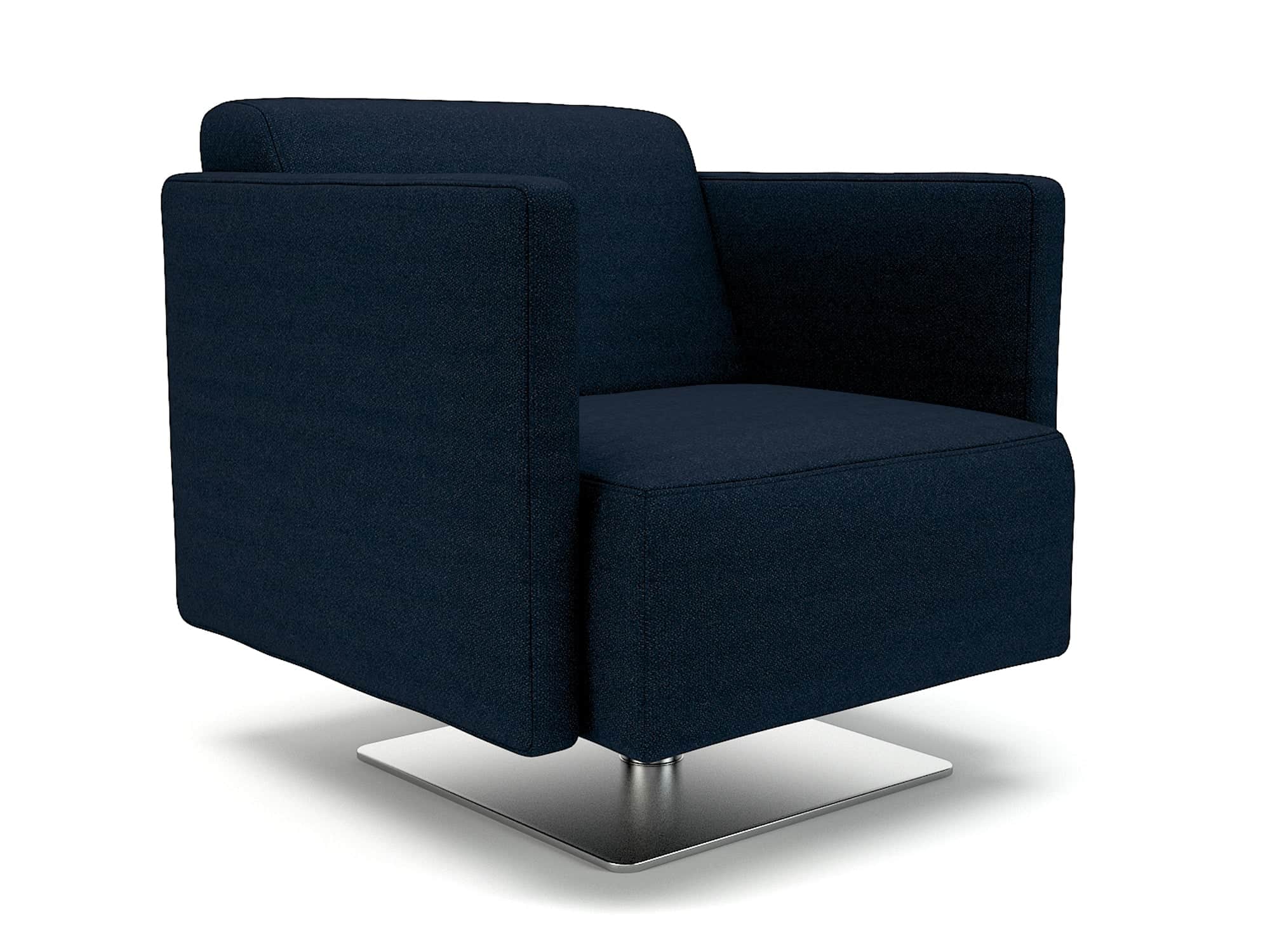 Napa Slim Arm 75cm Wide Swivel Armchair in Camira Era Fabric - Image 7