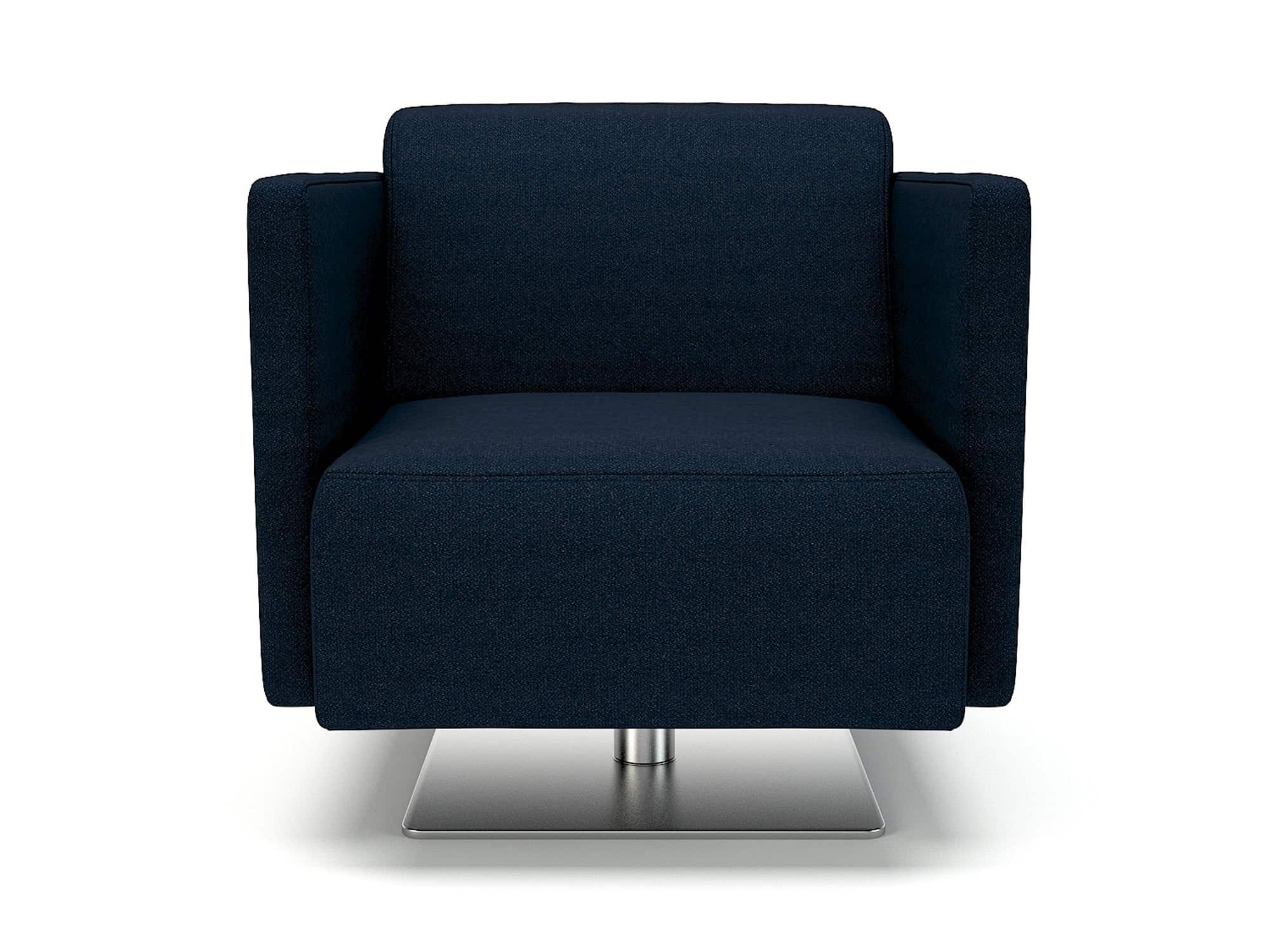 Napa Slim Arm 75cm Wide Swivel Armchair in Camira Era Fabric - Image 8