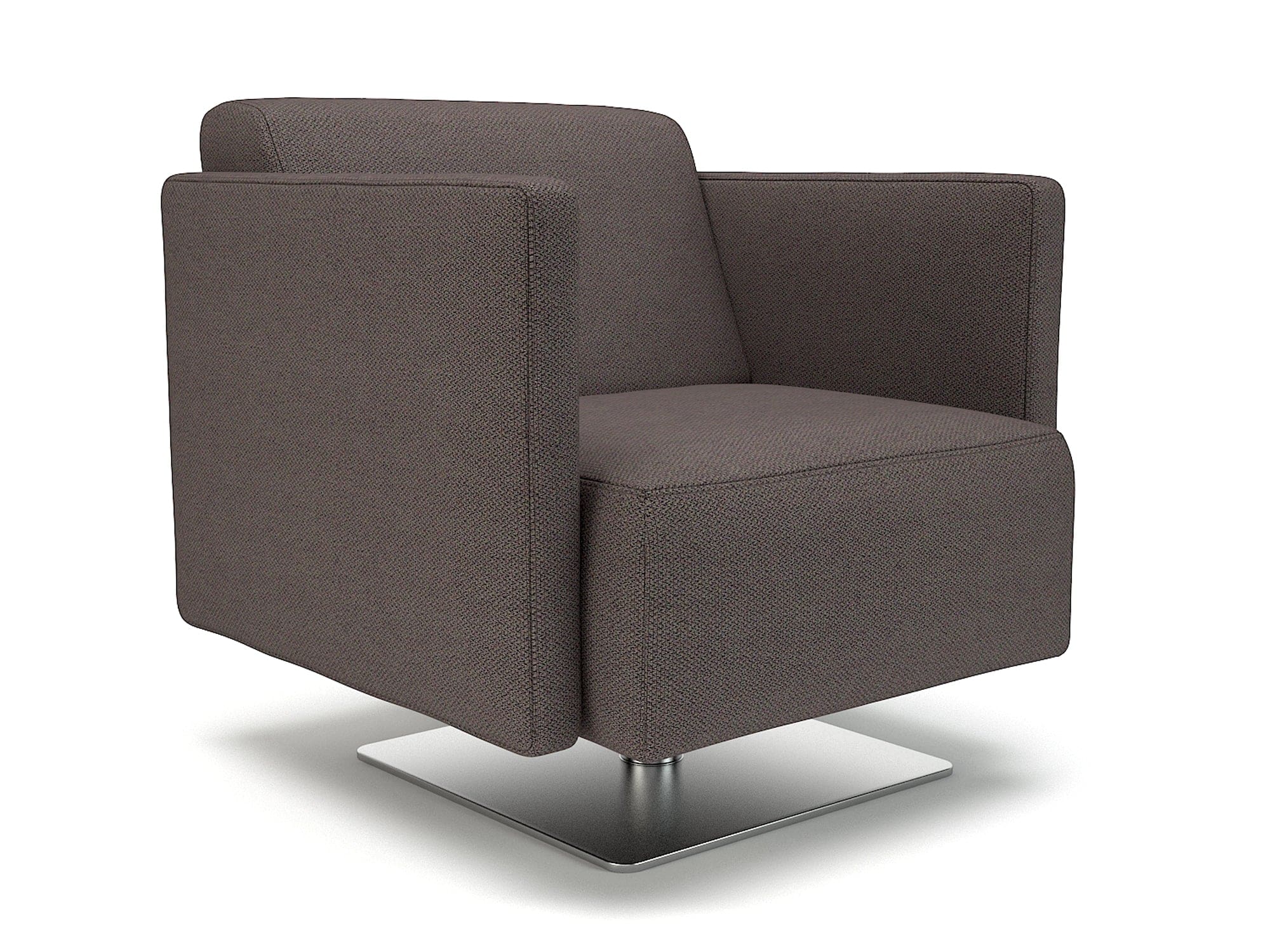 Napa Slim Arm 75cm Wide Swivel Armchair in Camira Era Fabric - Image 10
