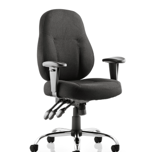Storm High Back Task Operator Office Chair with Arms
