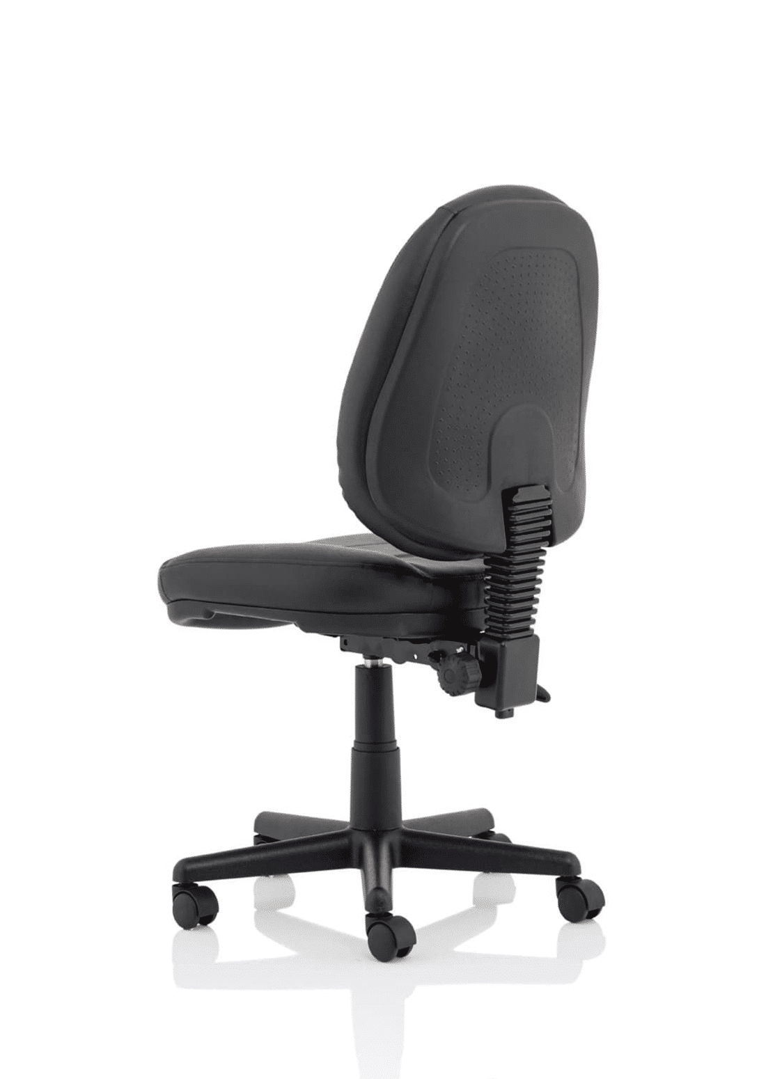 Jackson Medium Back Black Leather Task Operator Office Chair - Image 4