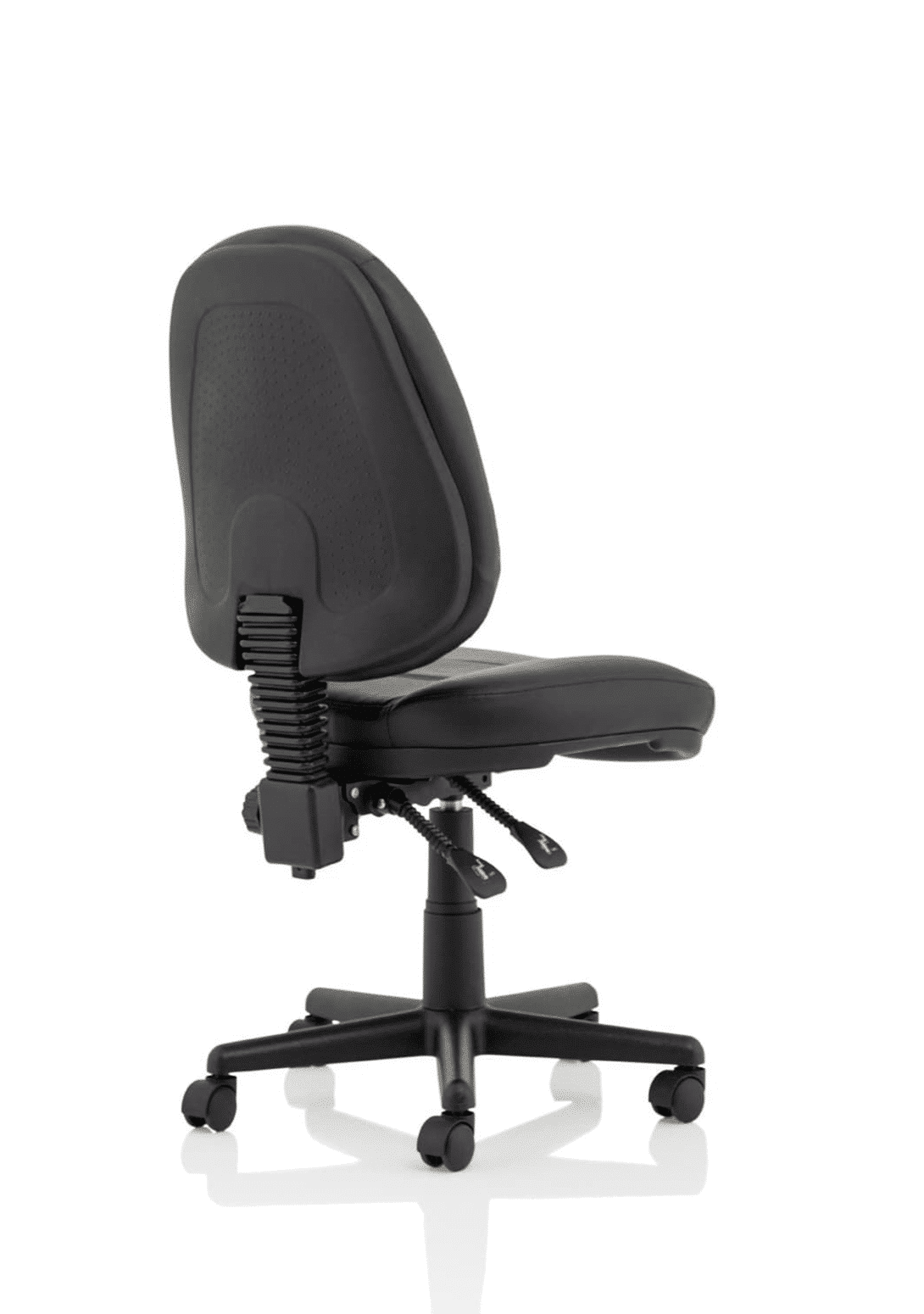 Jackson Medium Back Black Leather Task Operator Office Chair - Image 6