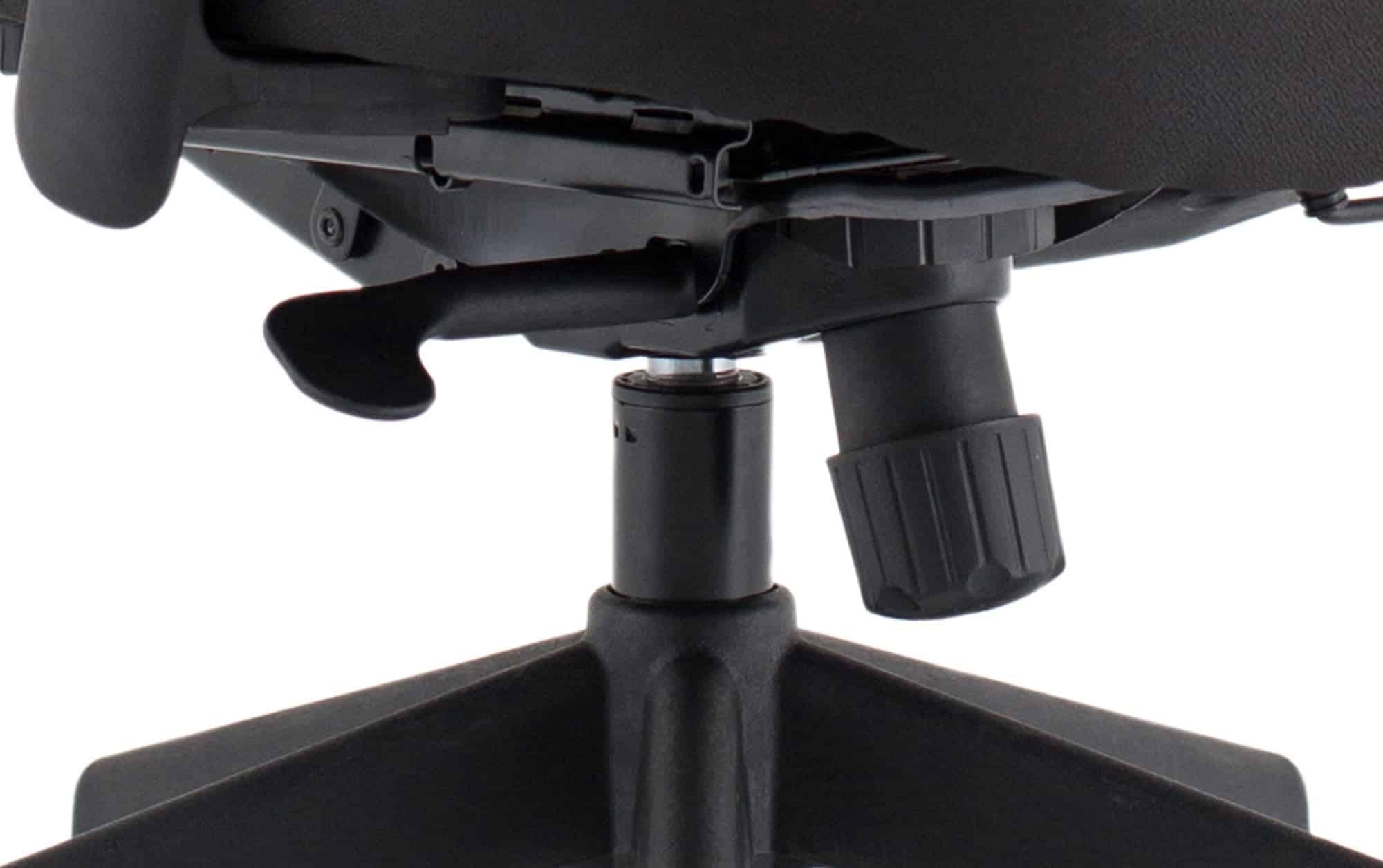 Denver High Mesh Back Black Task Operator Office Chair with Arms - Image 16