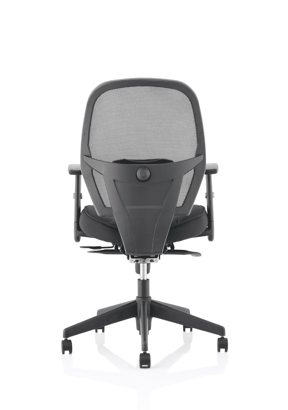 Denver High Mesh Back Black Task Operator Office Chair with Arms - Image 13