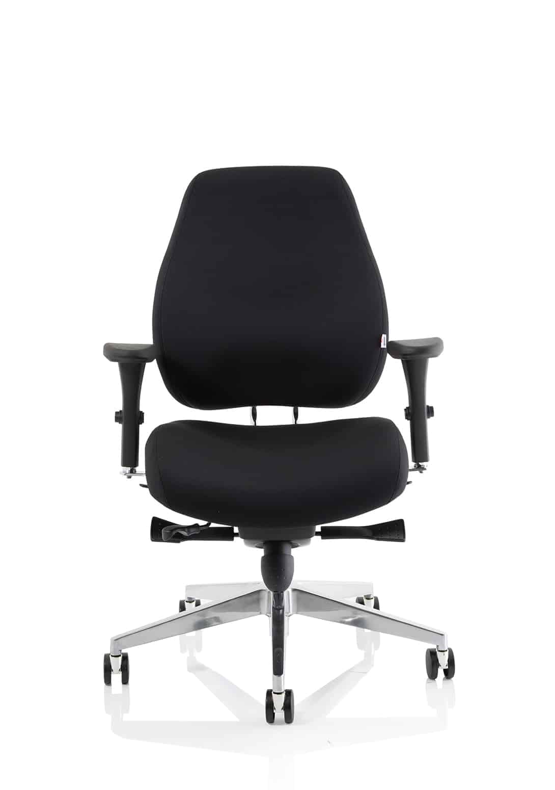Chiro Plus High Back Ergonomic Posture Chair Black with Arms - Image 2
