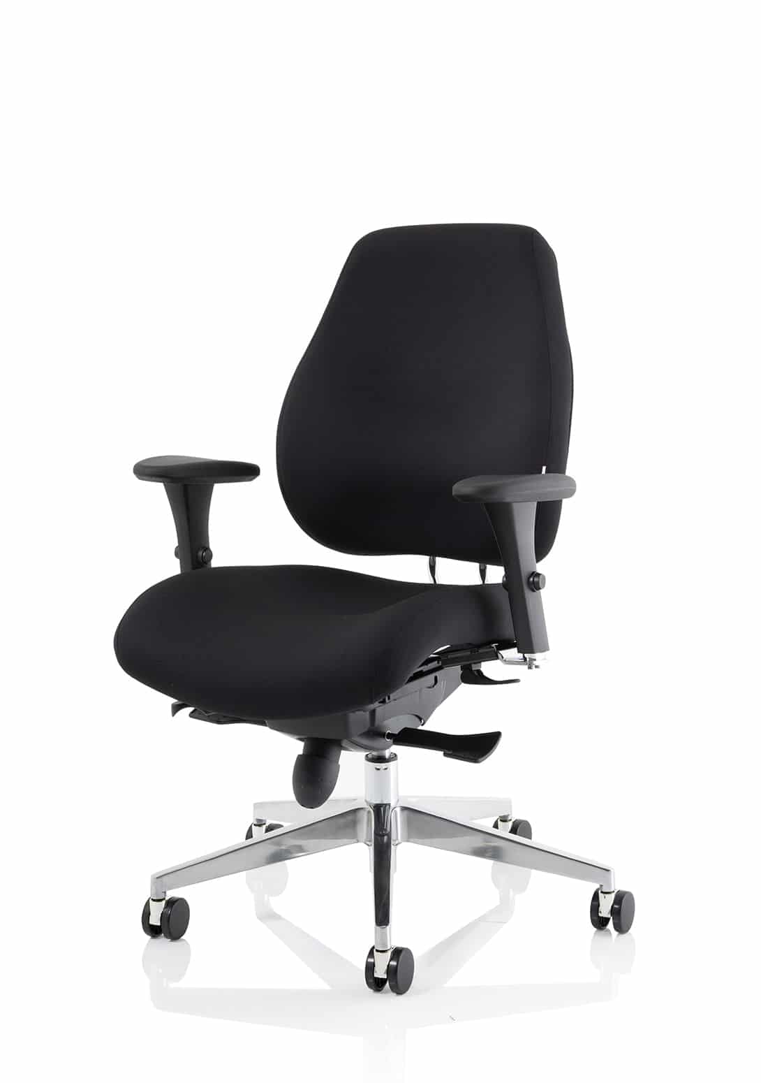 Chiro Plus High Back Ergonomic Posture Chair Black with Arms - Image 3
