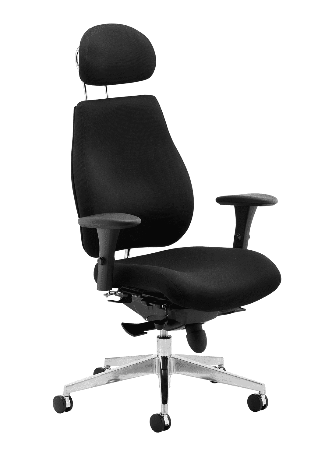 Chiro Plus High Back Ergonomic Posture Chair Black with Arms - Image 9