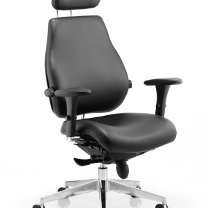 Chiro Plus Ultimate High Back Ergonomic Posture Chair with Arms and Headrest