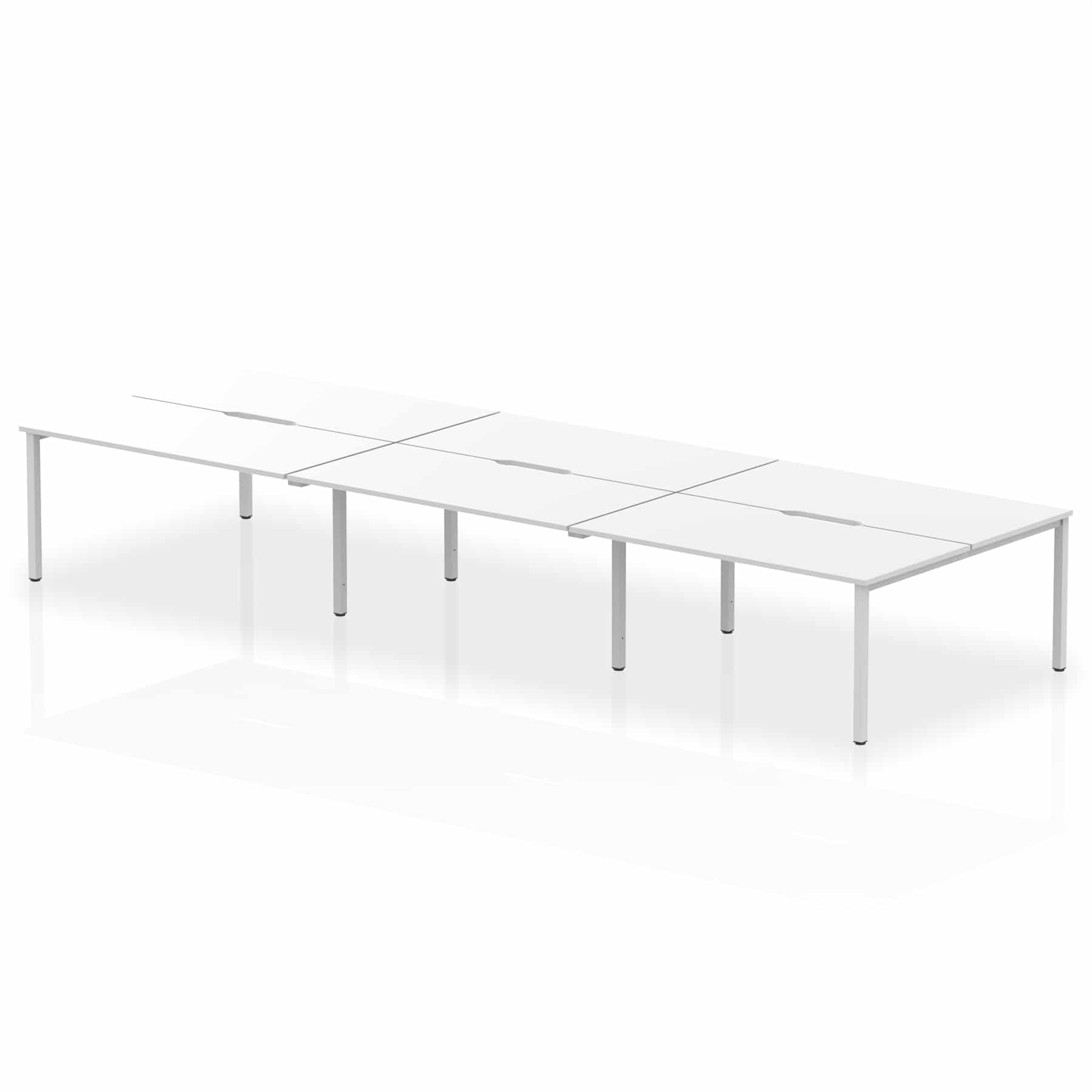 Evolve Plus B2B Bench Desk - 6 Person - Image 35