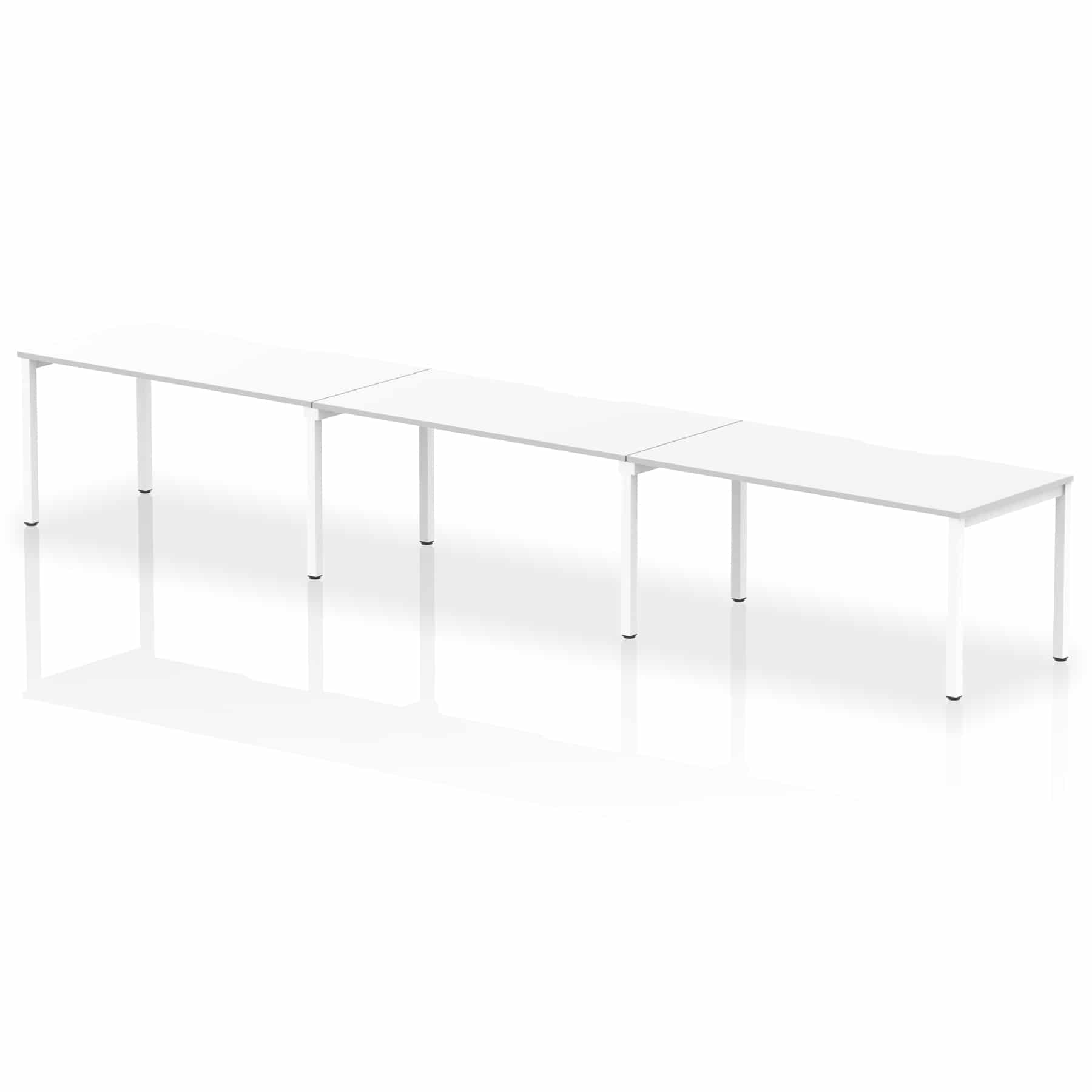 Evolve Plus Single Row Bench Desk - 3 Person - Image 36