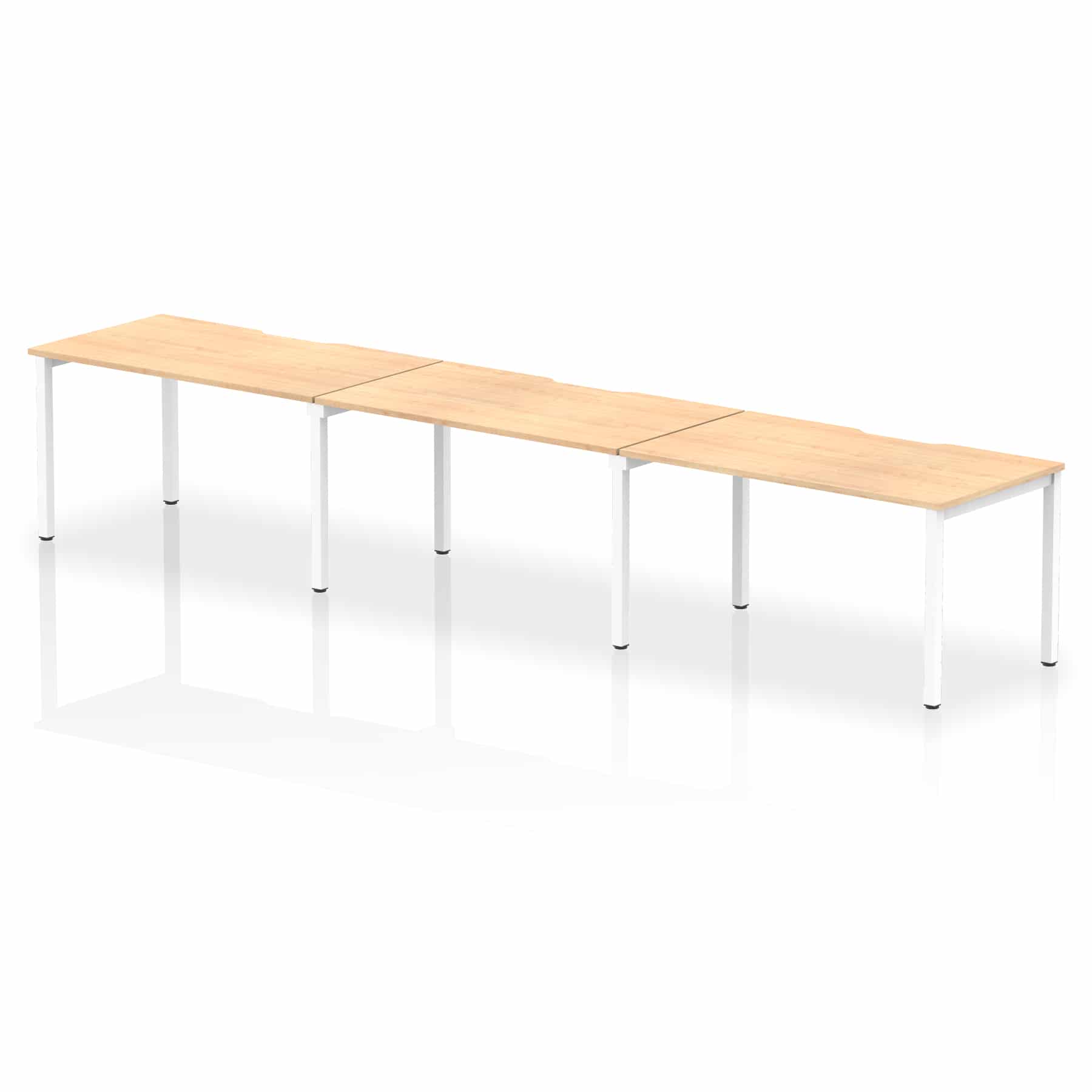 Evolve Plus Single Row Bench Desk - 3 Person - Image 18