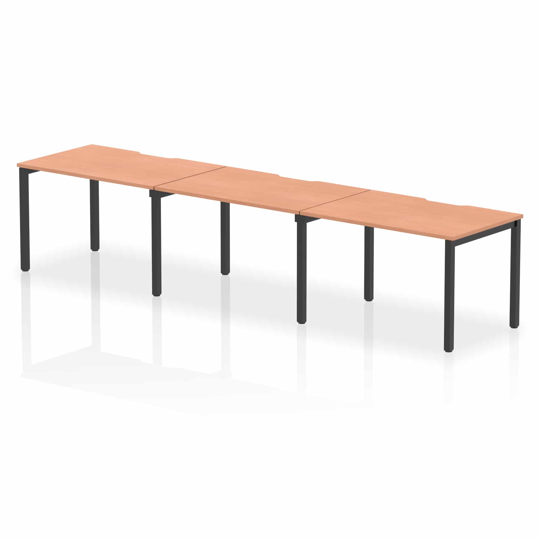 Evolve Plus Single Row Bench Desk - 3 Person - Image 37