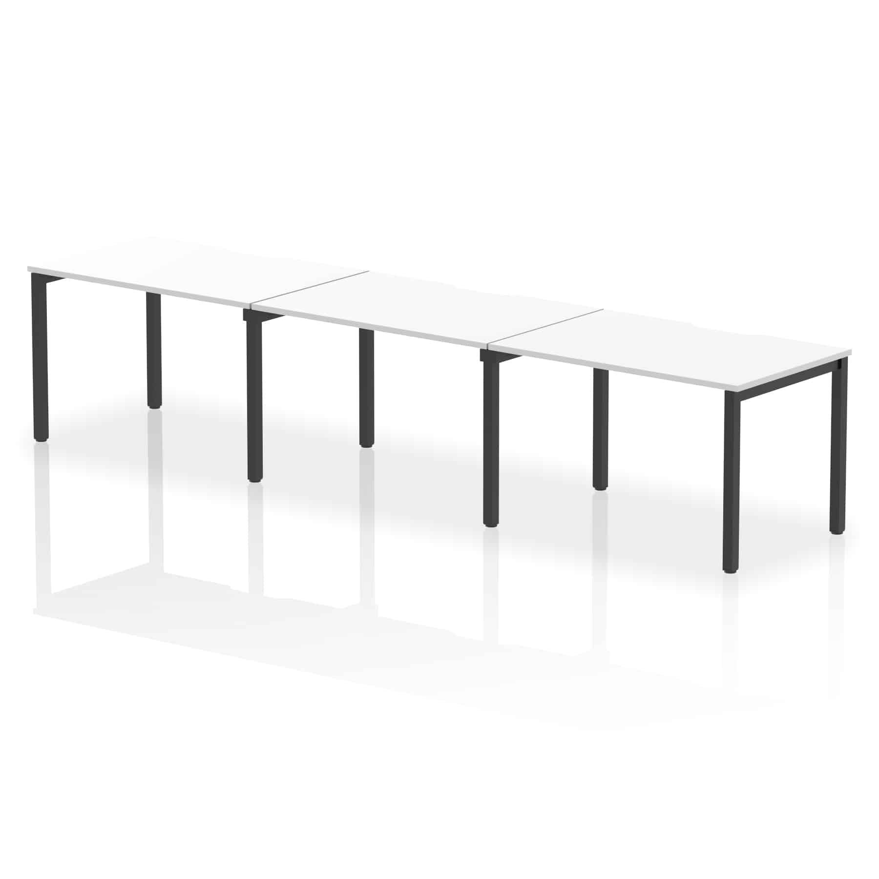 Evolve Plus Single Row Bench Desk - 3 Person - Image 41