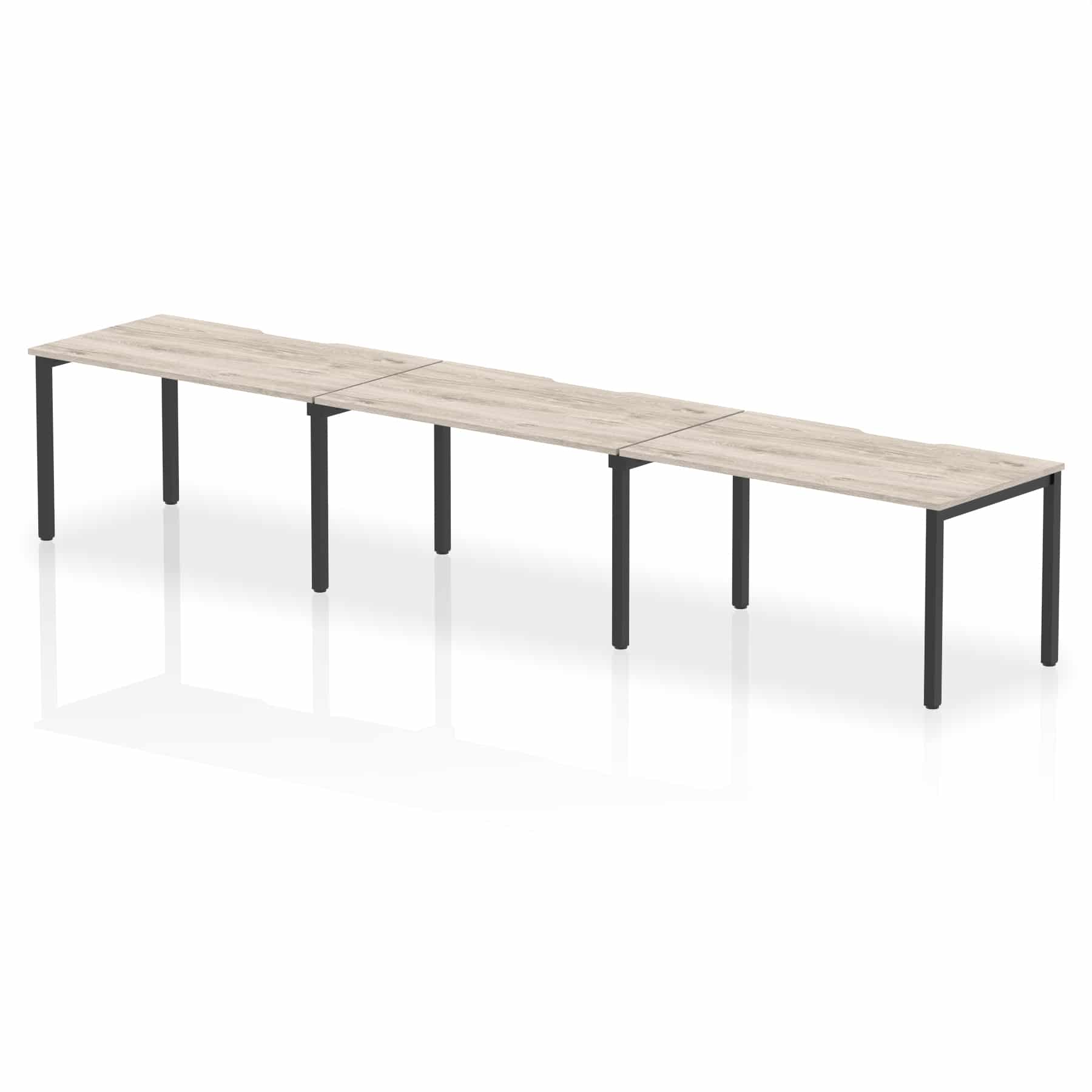 Evolve Plus Single Row Bench Desk - 3 Person - Image 44