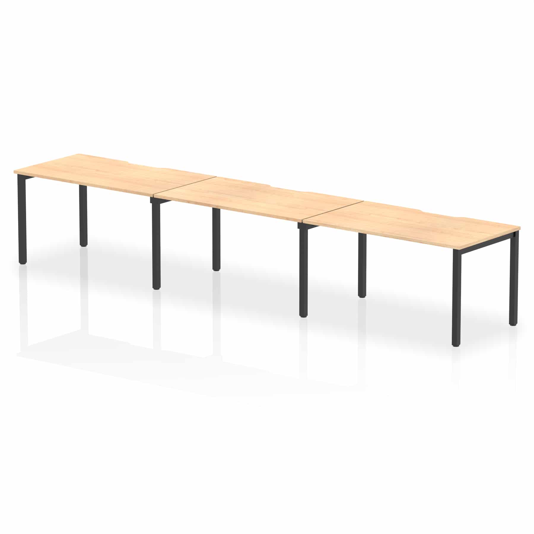 Evolve Plus Single Row Bench Desk - 3 Person - Image 45