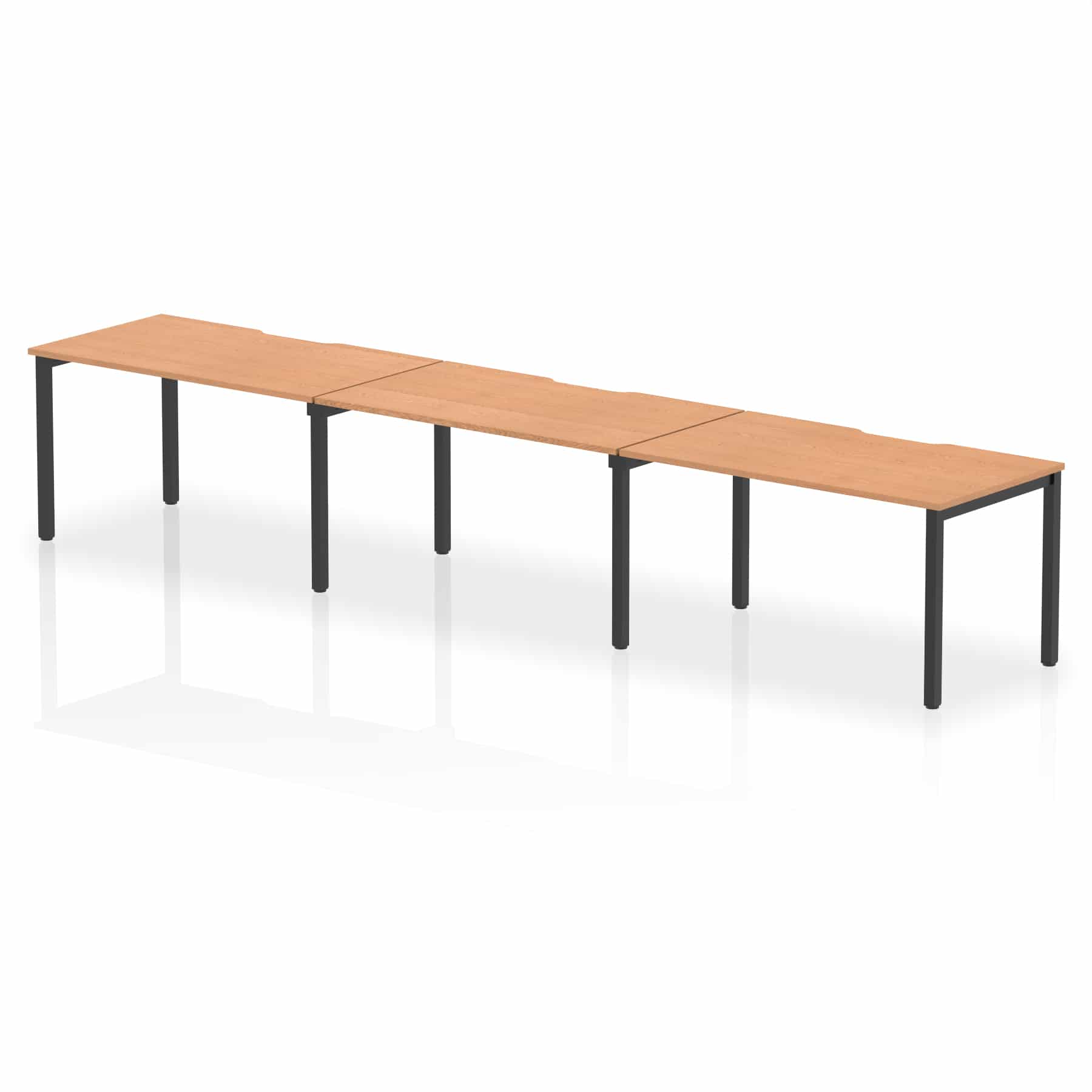 Evolve Plus Single Row Bench Desk - 3 Person - Image 46