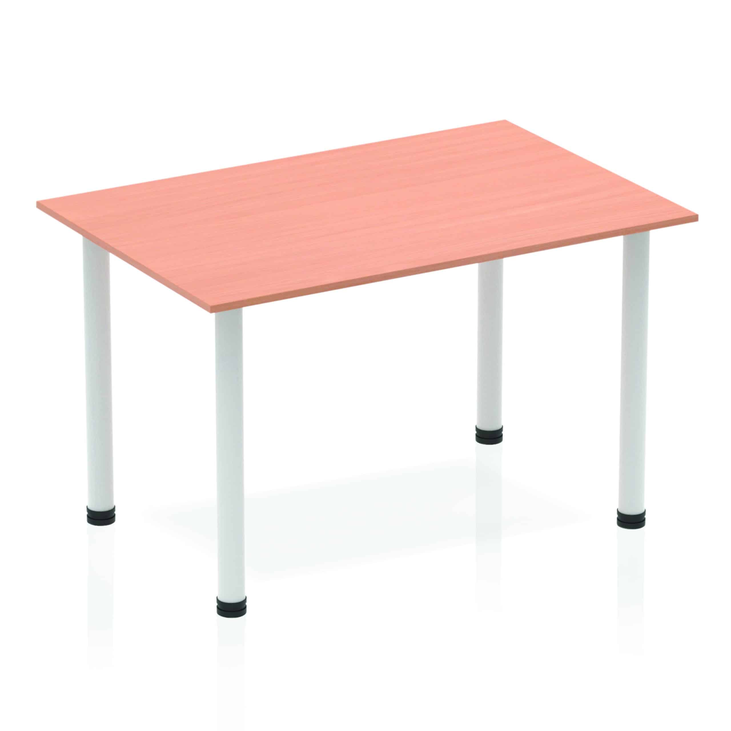 Impulse 1200mm Straight Table With Post Leg - Image 4