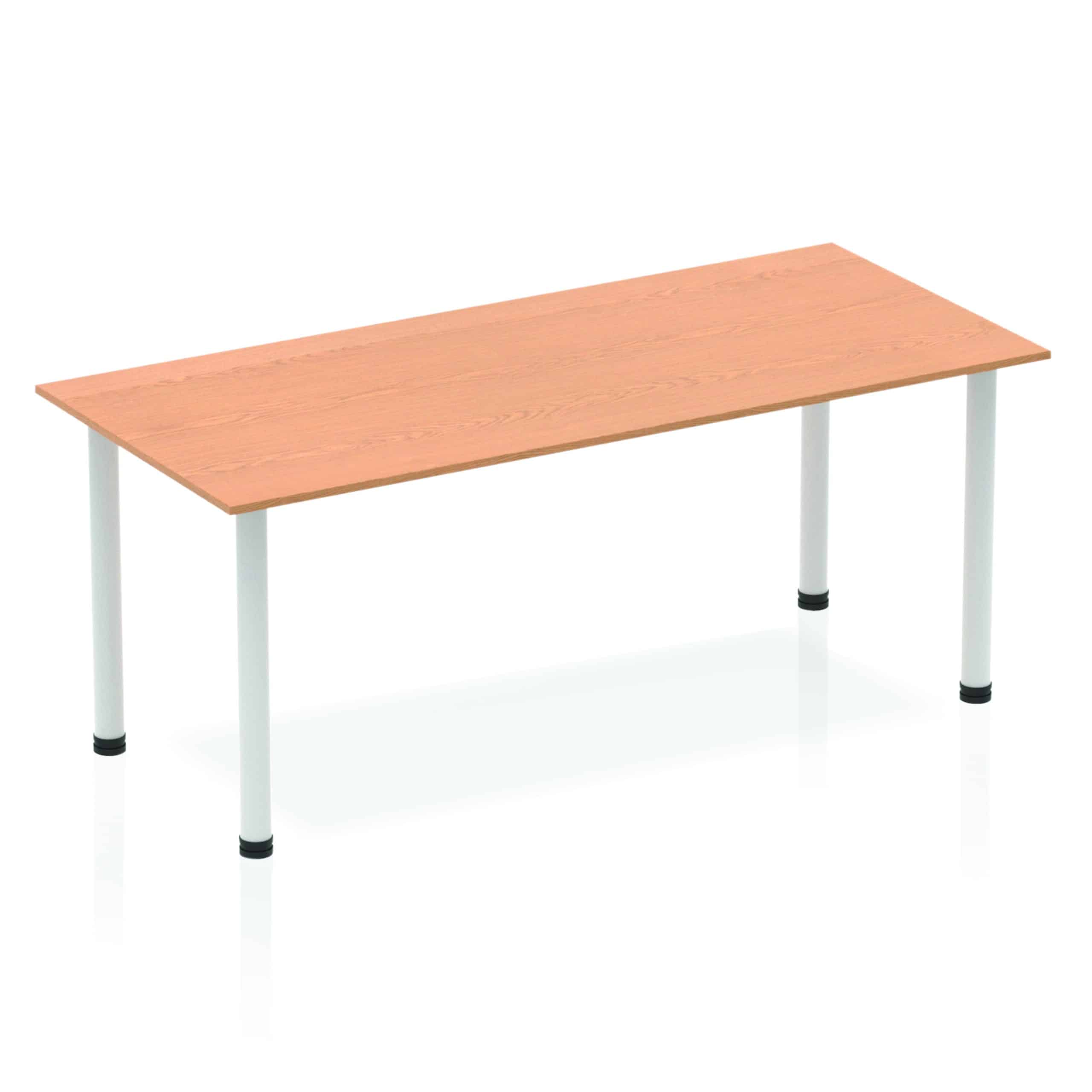Impulse 1800mm Straight Table With Post Leg - Image 19