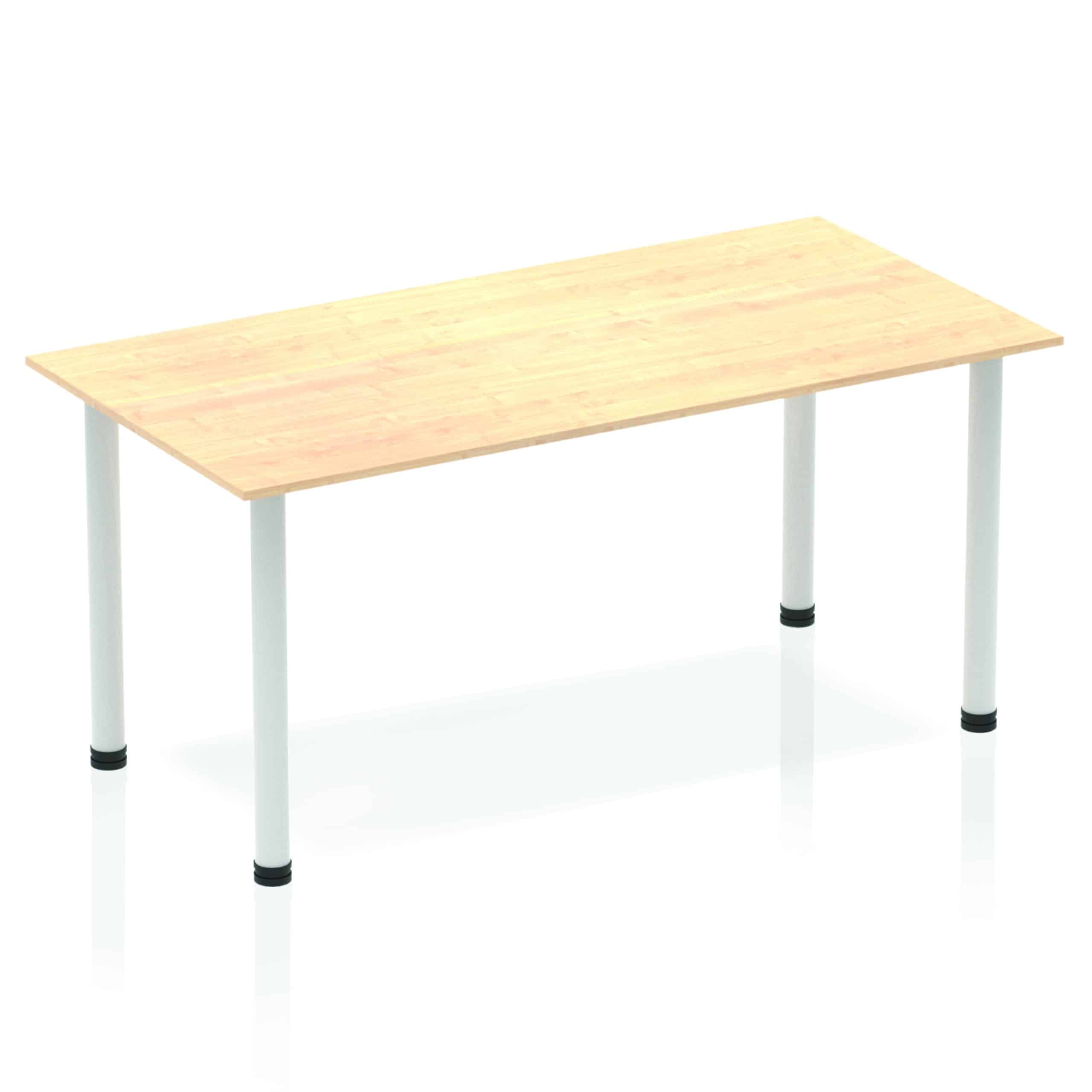 Impulse 1600mm Straight Table With Post Leg - Image 14