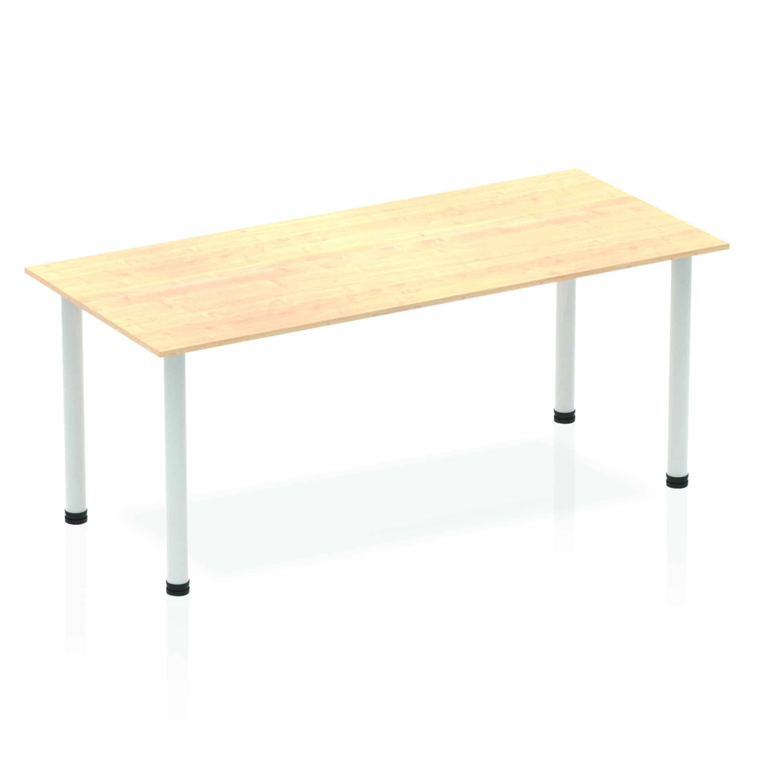 Impulse 1800mm Straight Table With Post Leg - Image 14