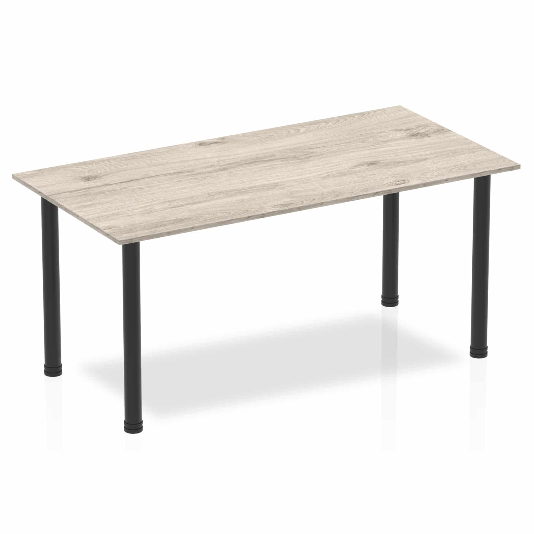 Impulse 1600mm Straight Table With Post Leg - Image 6