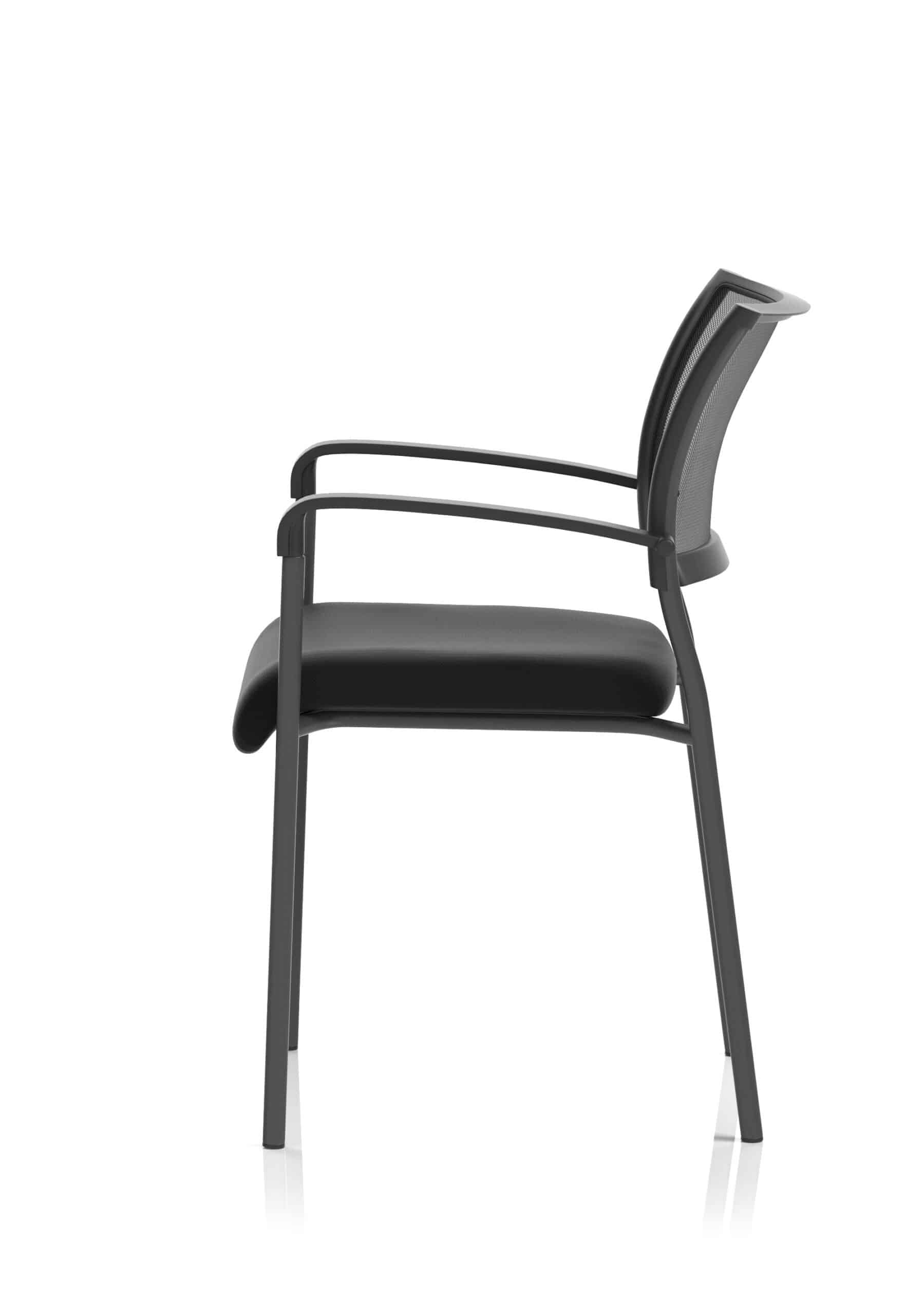 Brunswick Medium Back Stacking Visitor Office Chair - Image 4
