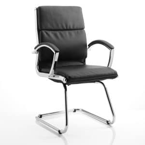 Classic Medium Back Cantilever Visitor Chair with Arms