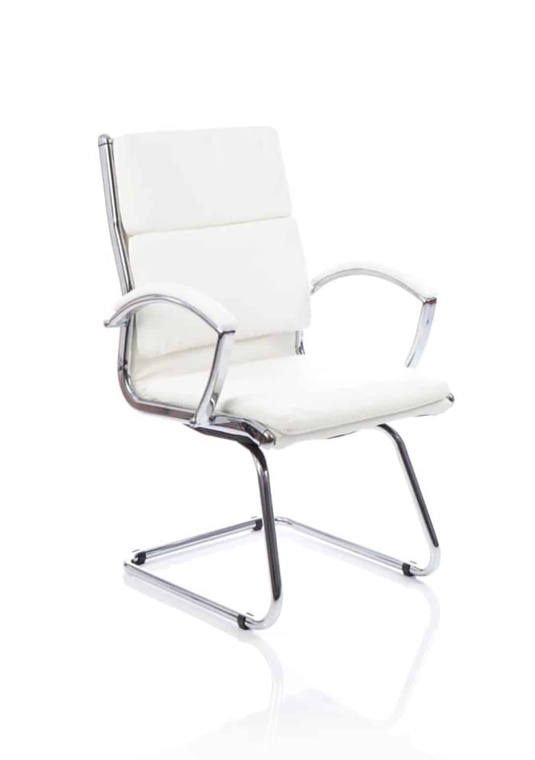 Classic Medium Back Cantilever Visitor Chair with Arms - Image 4