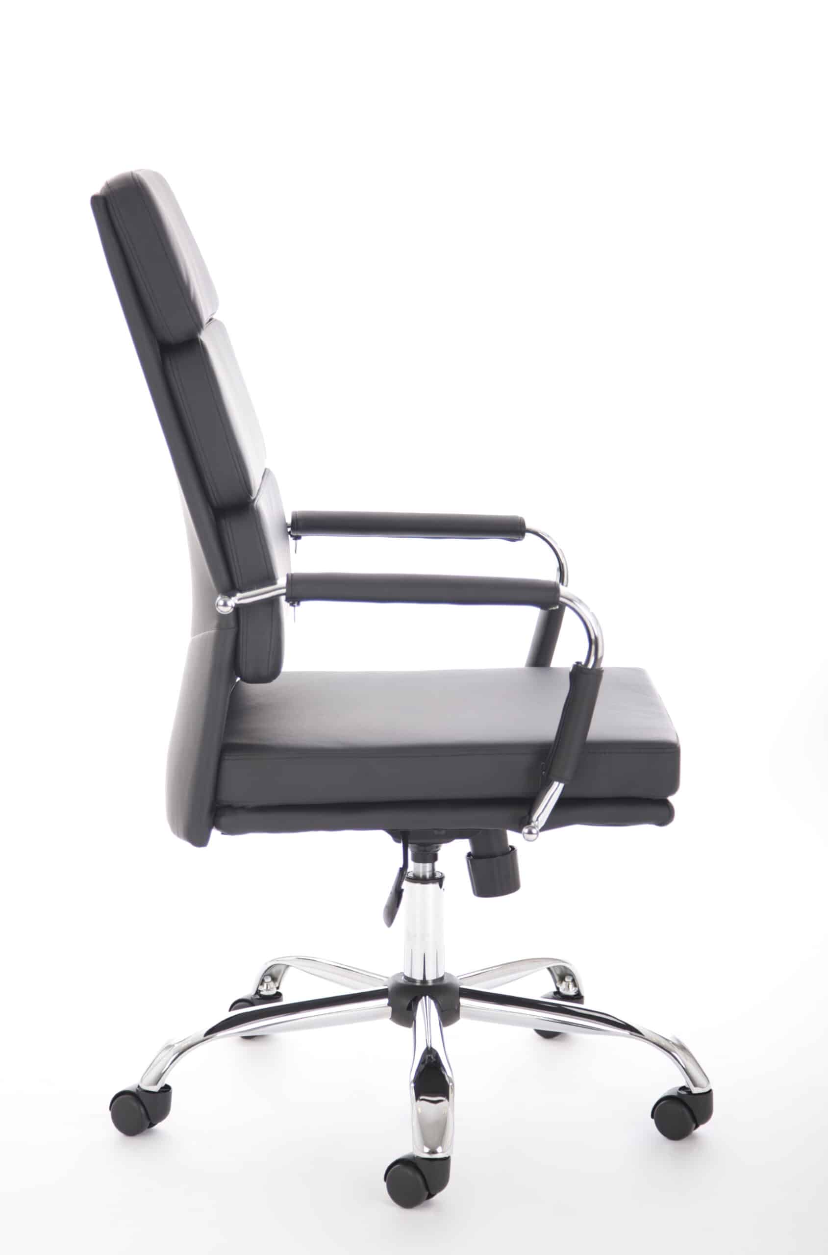Advocate Medium Back Bonded Leather Executive Office Chair with Arms - Image 2