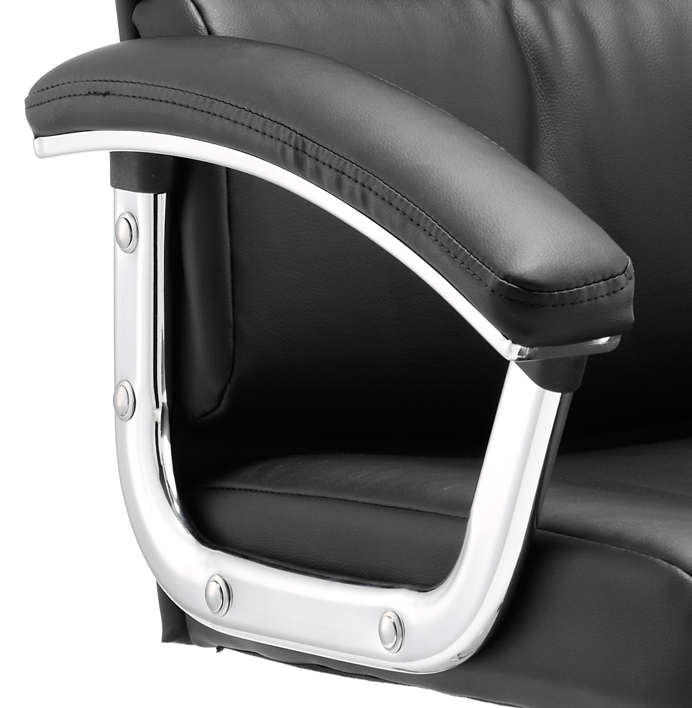 Desire High Back Leather Executive Office Chair with Arms - Image 2