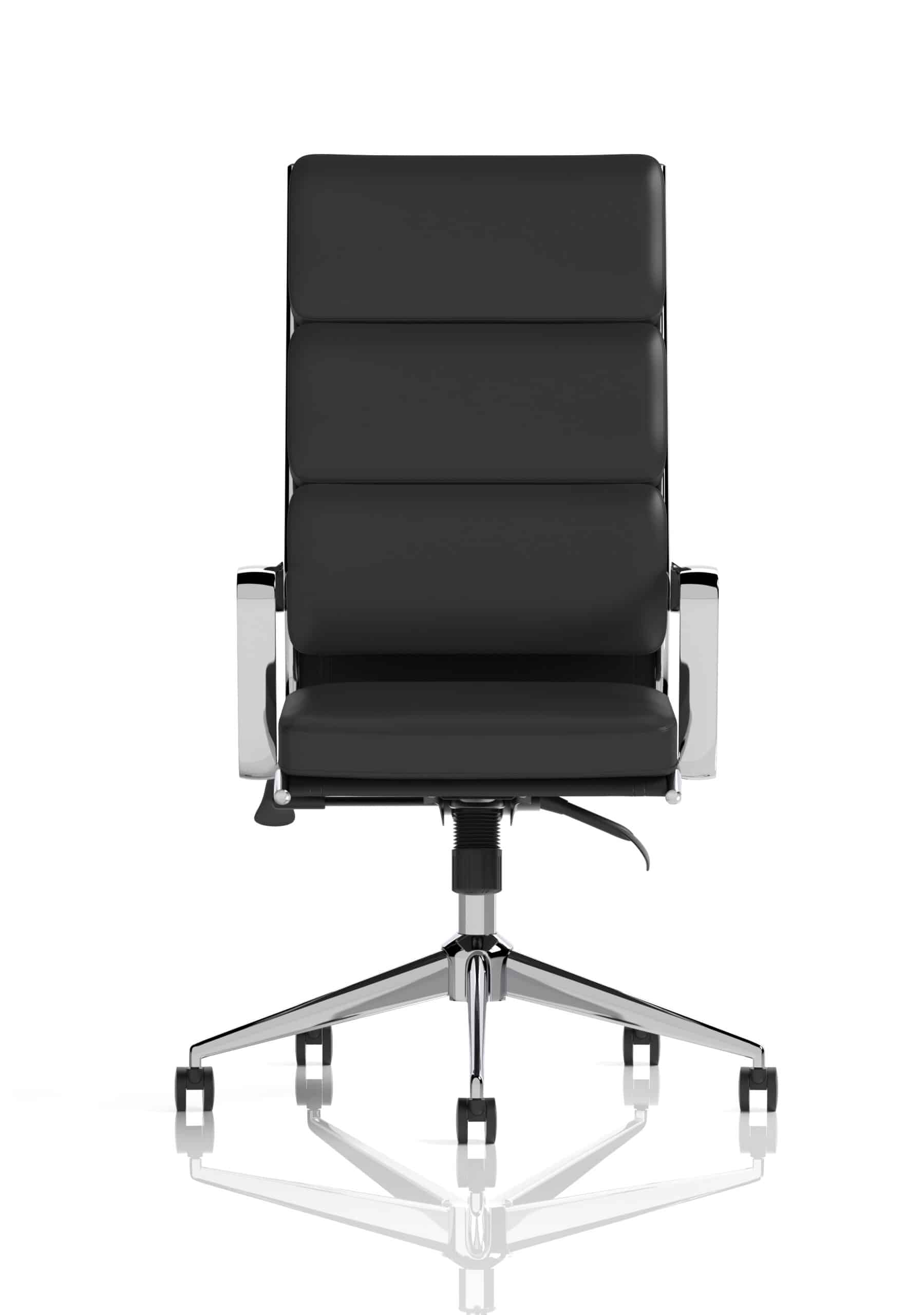 Savoy High Back Executive Black Leather Office Chair with Arms - Image 2