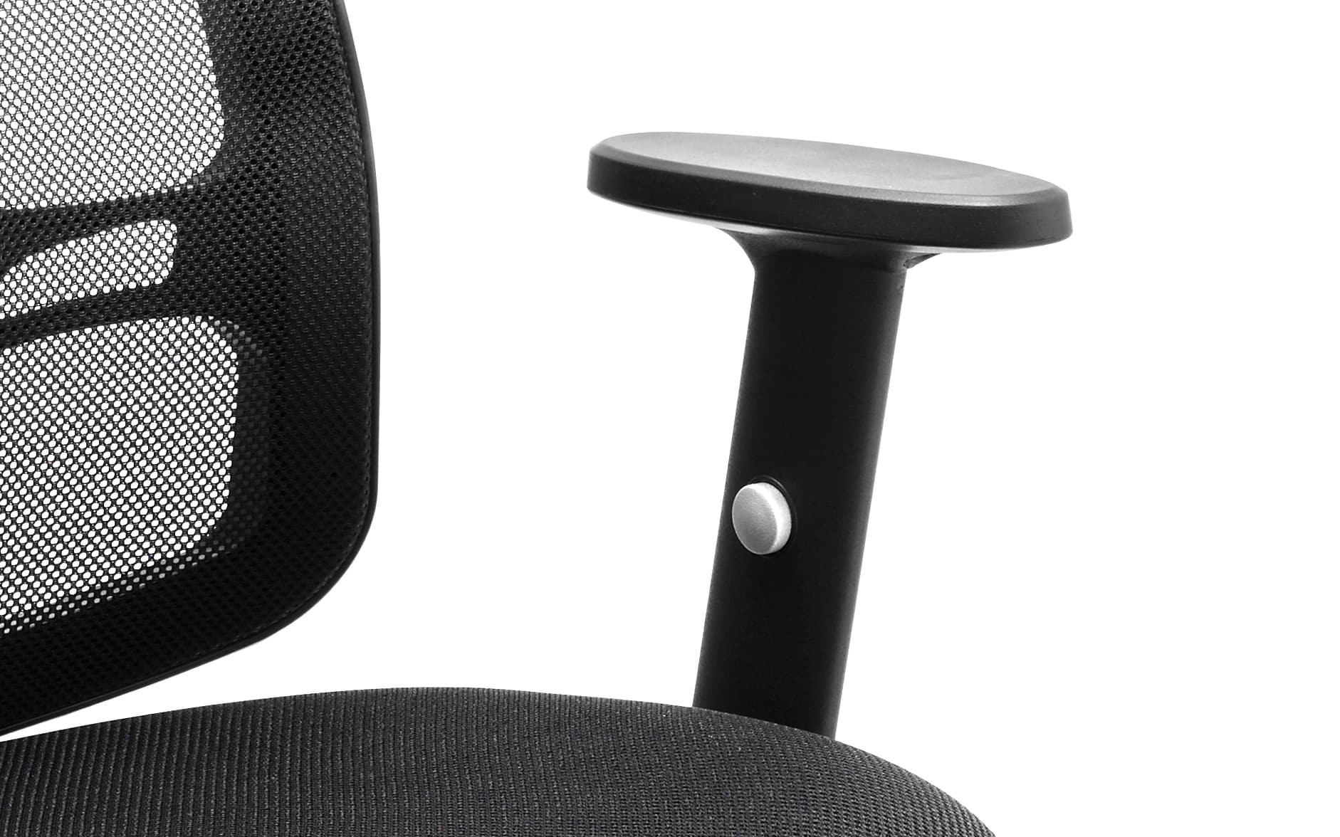 Portland Mesh Back Cantilever Visitor Chair with Arms - Image 3