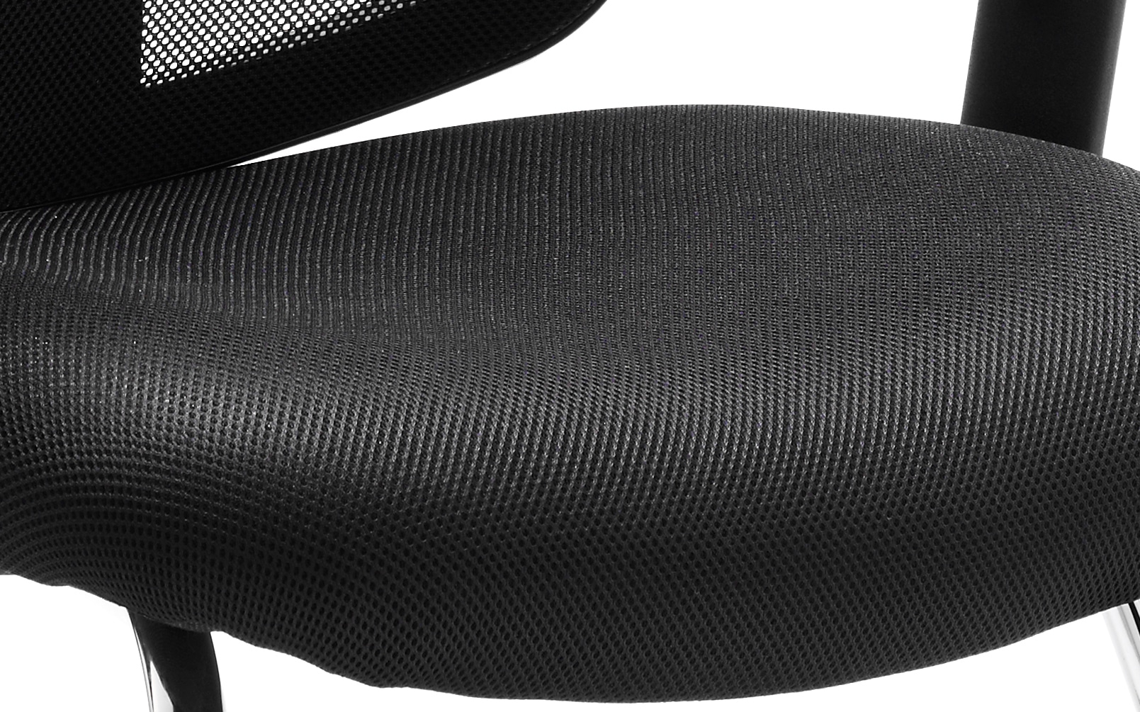 Portland Mesh Back Cantilever Visitor Chair with Arms - Image 5