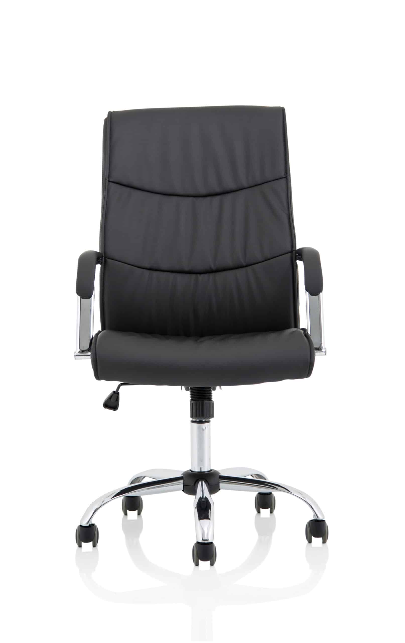 Carter High Back Black Leather Executive Office Chair with Arms - Image 2