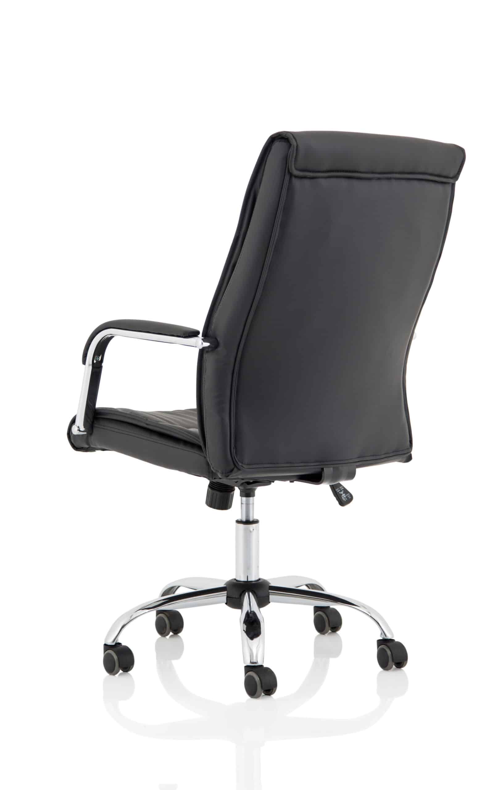 Carter High Back Black Leather Executive Office Chair with Arms - Image 5