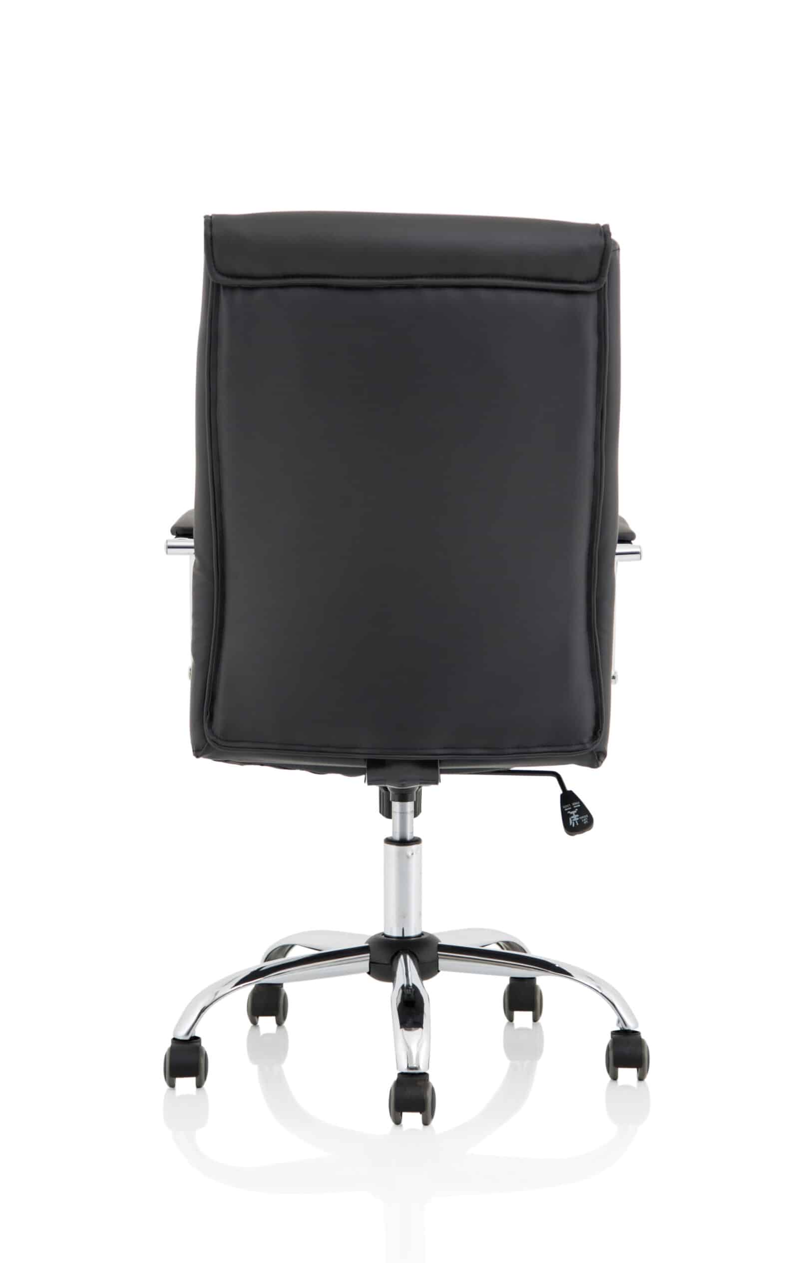 Carter High Back Black Leather Executive Office Chair with Arms - Image 6