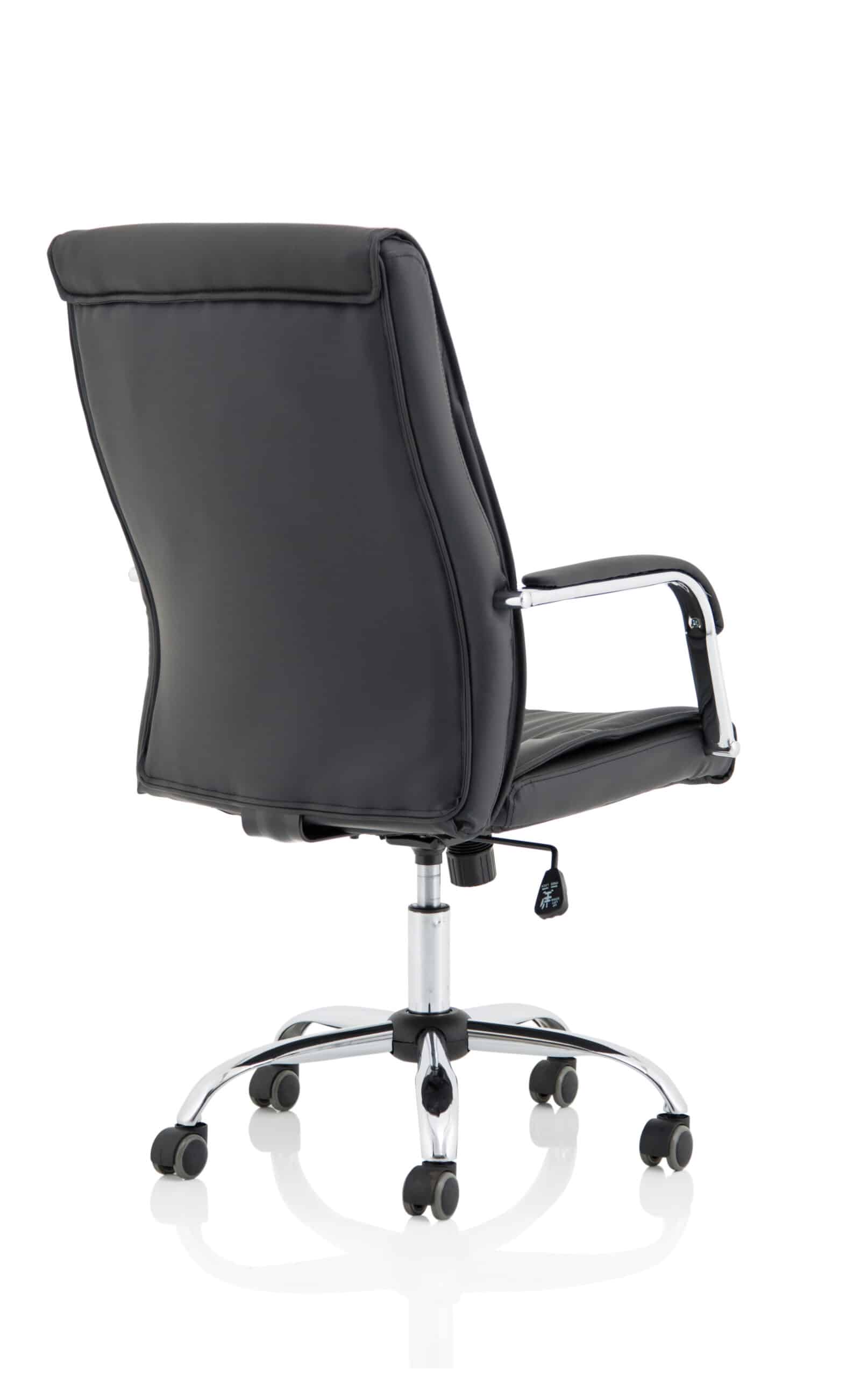 Carter High Back Black Leather Executive Office Chair with Arms - Image 7