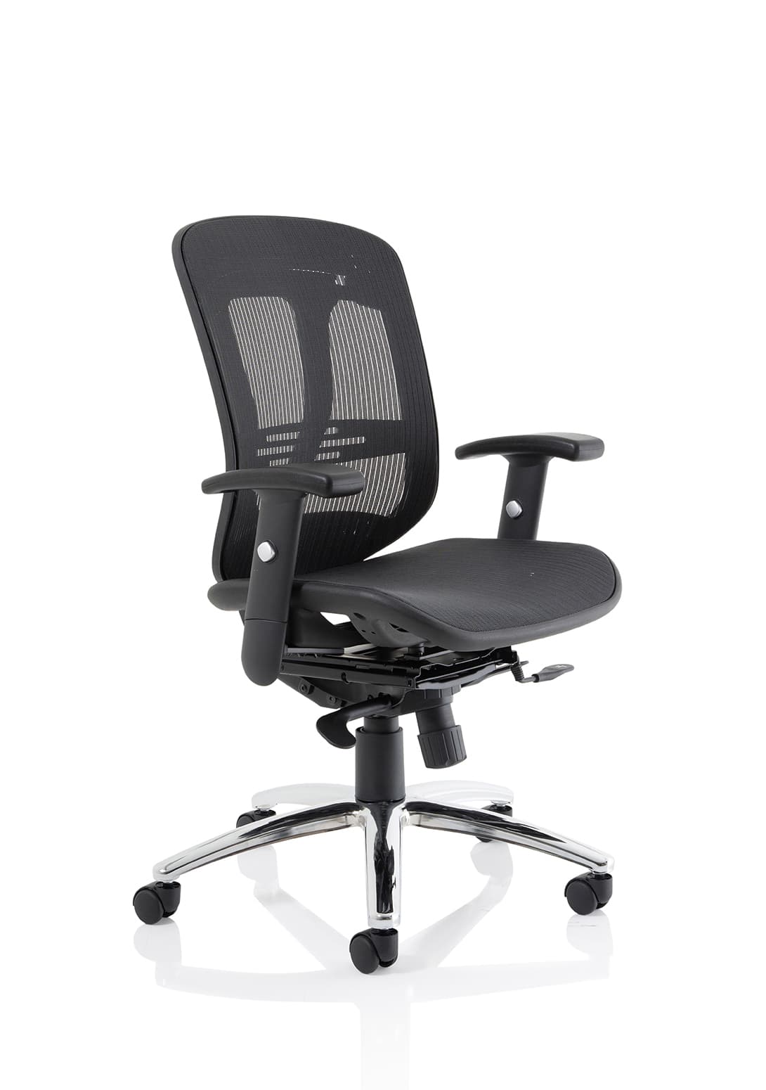 Mirage II Mesh Back Task Operator Office Chair with Height Adjustable Arms - Image 9