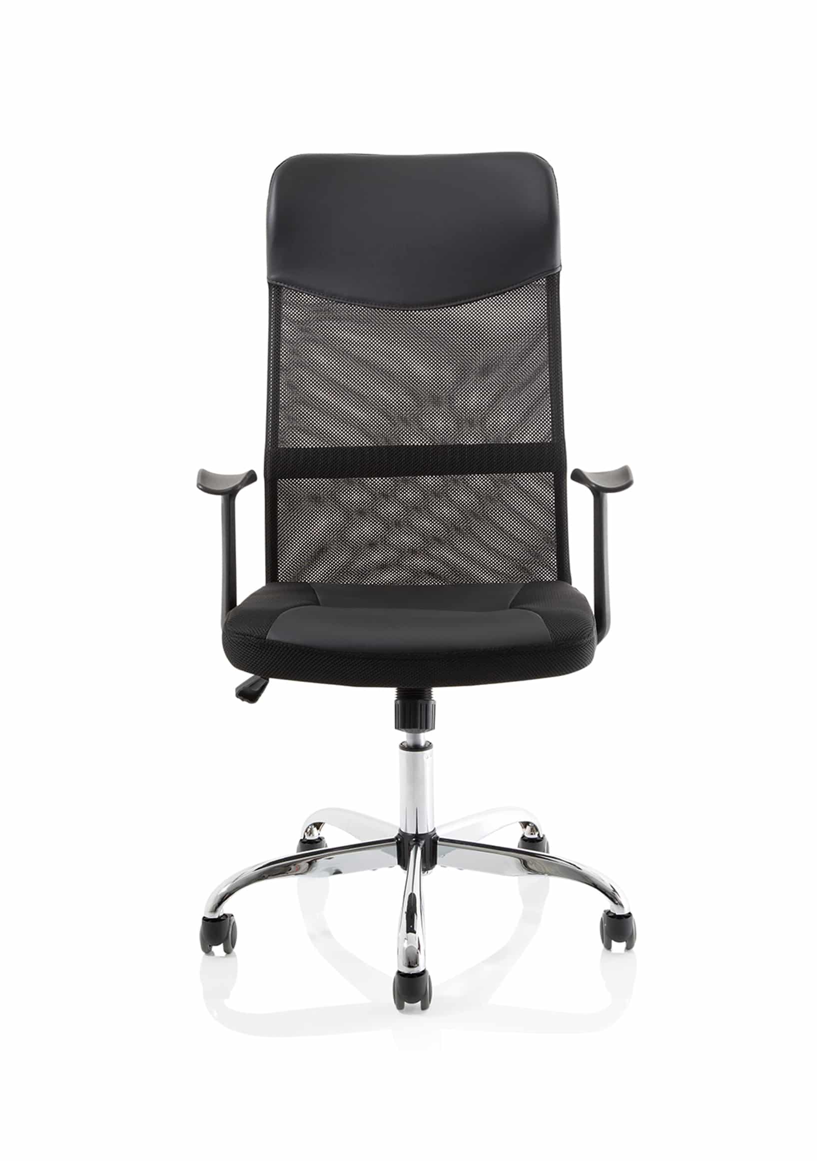 Vegalite High Mesh Back Black Executive Office Chair with Arms - Image 2