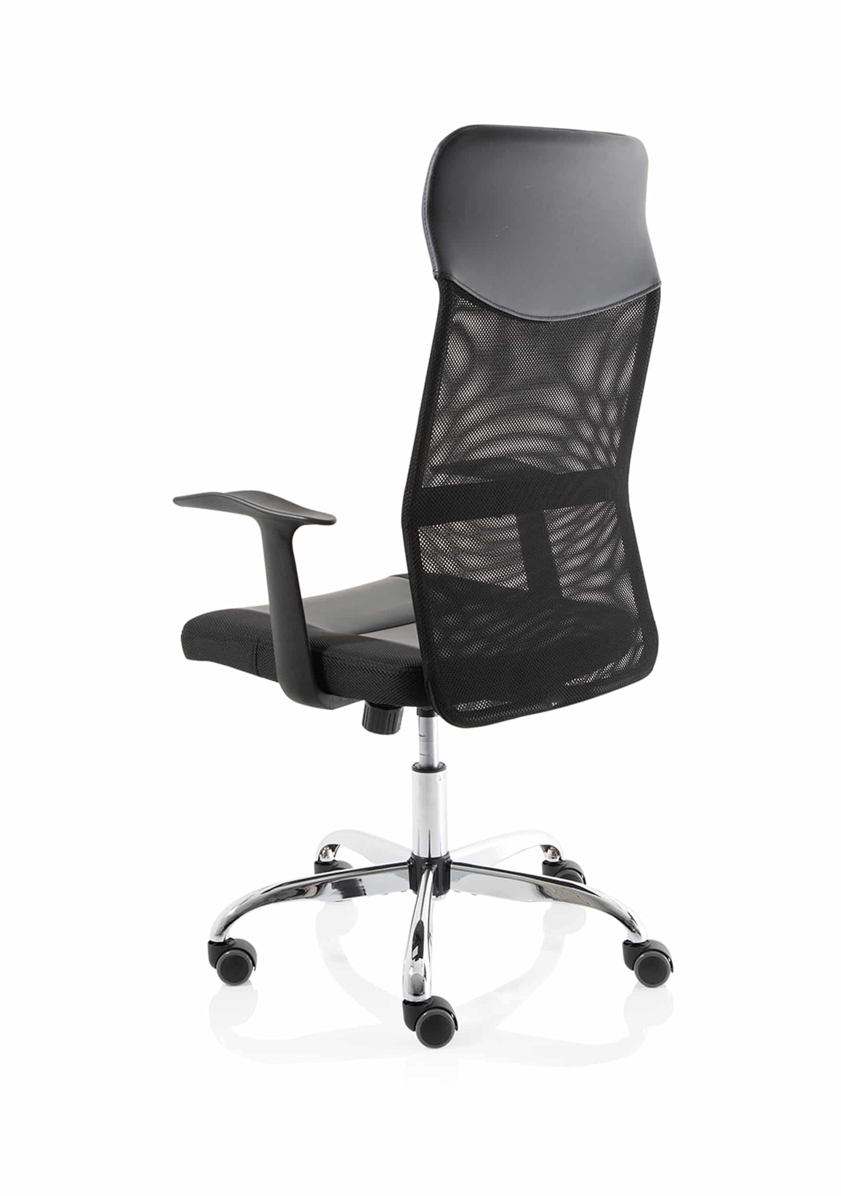 Vegalite High Mesh Back Black Executive Office Chair with Arms - Image 5