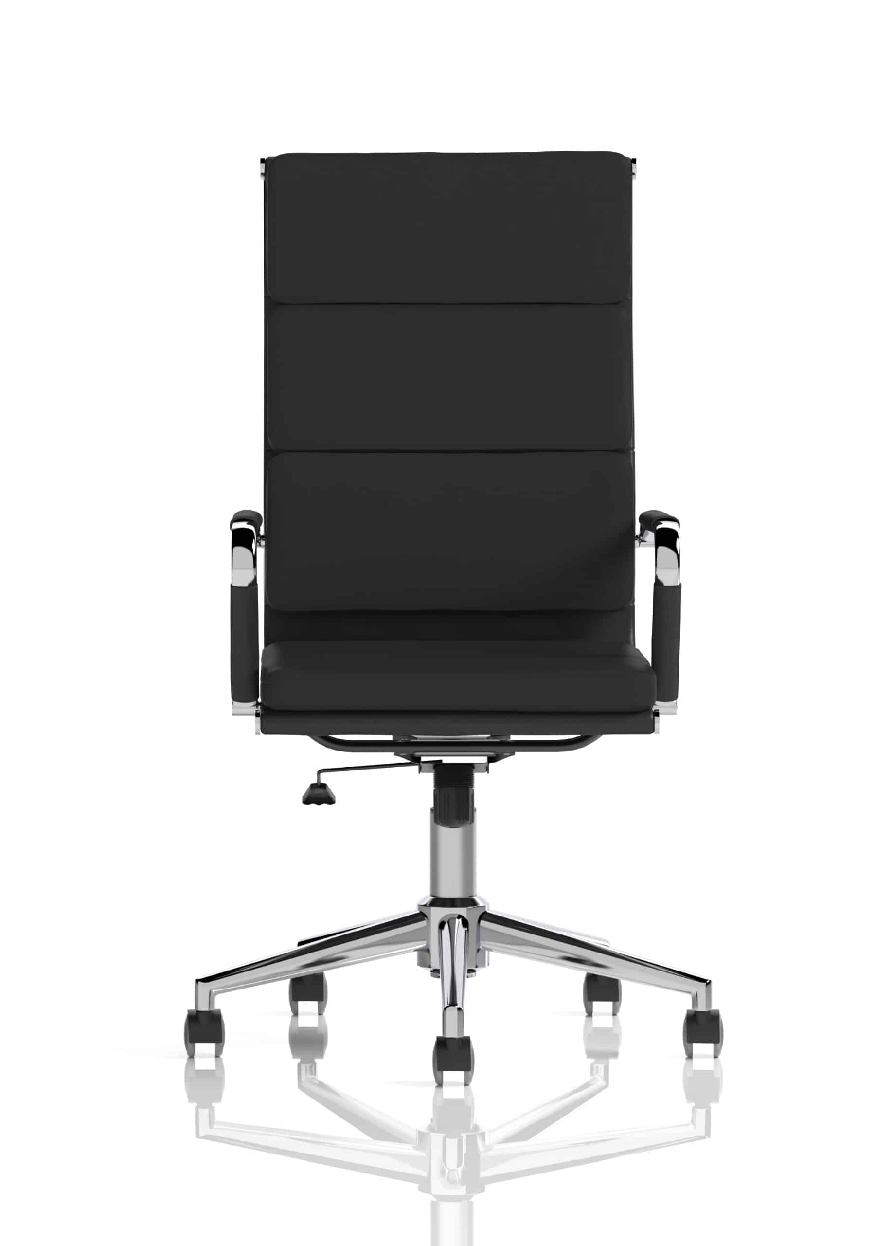 Hawkes High Back Black Leather Executive Office Chair with Arms - Image 2