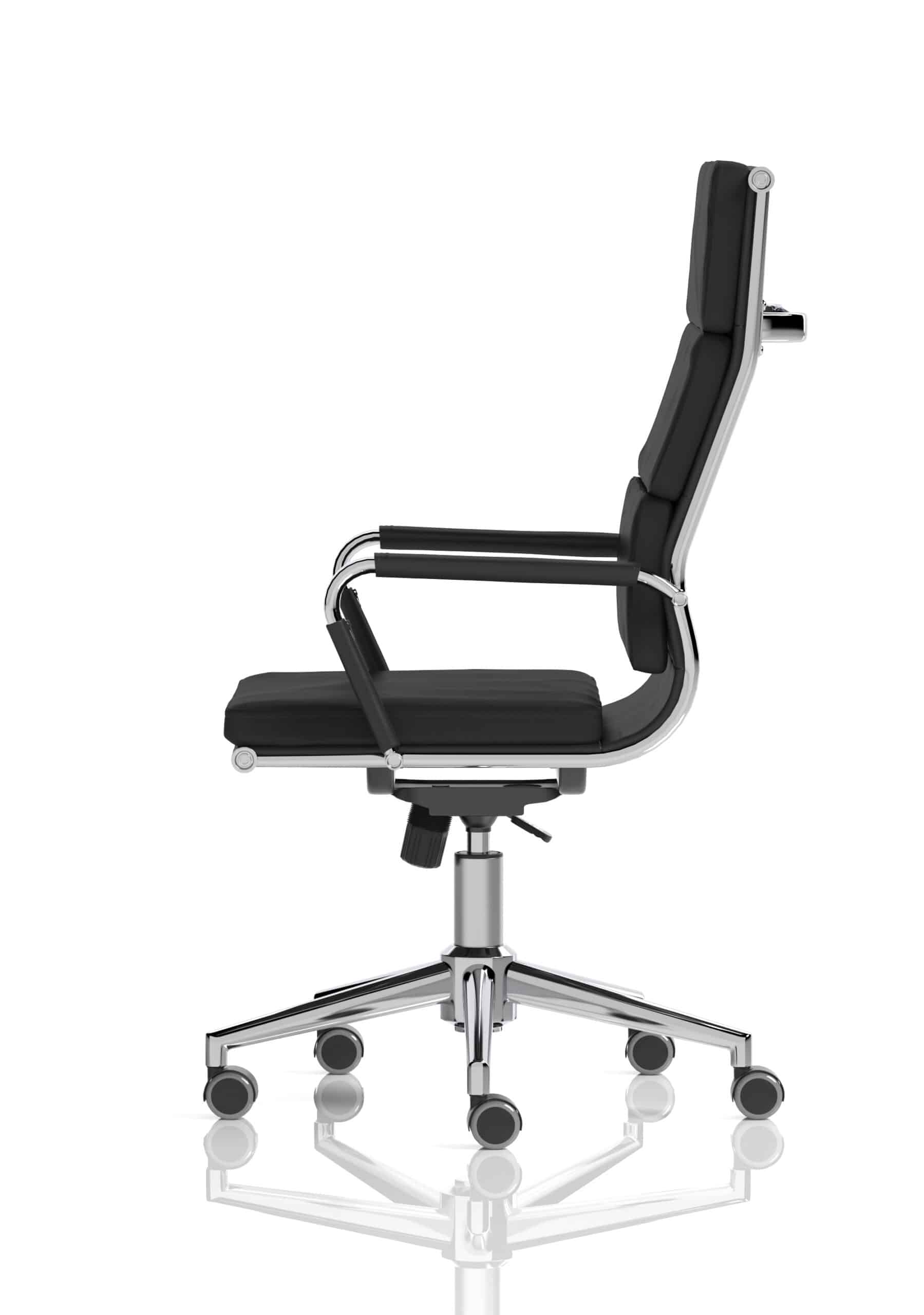Hawkes High Back Black Leather Executive Office Chair with Arms - Image 4