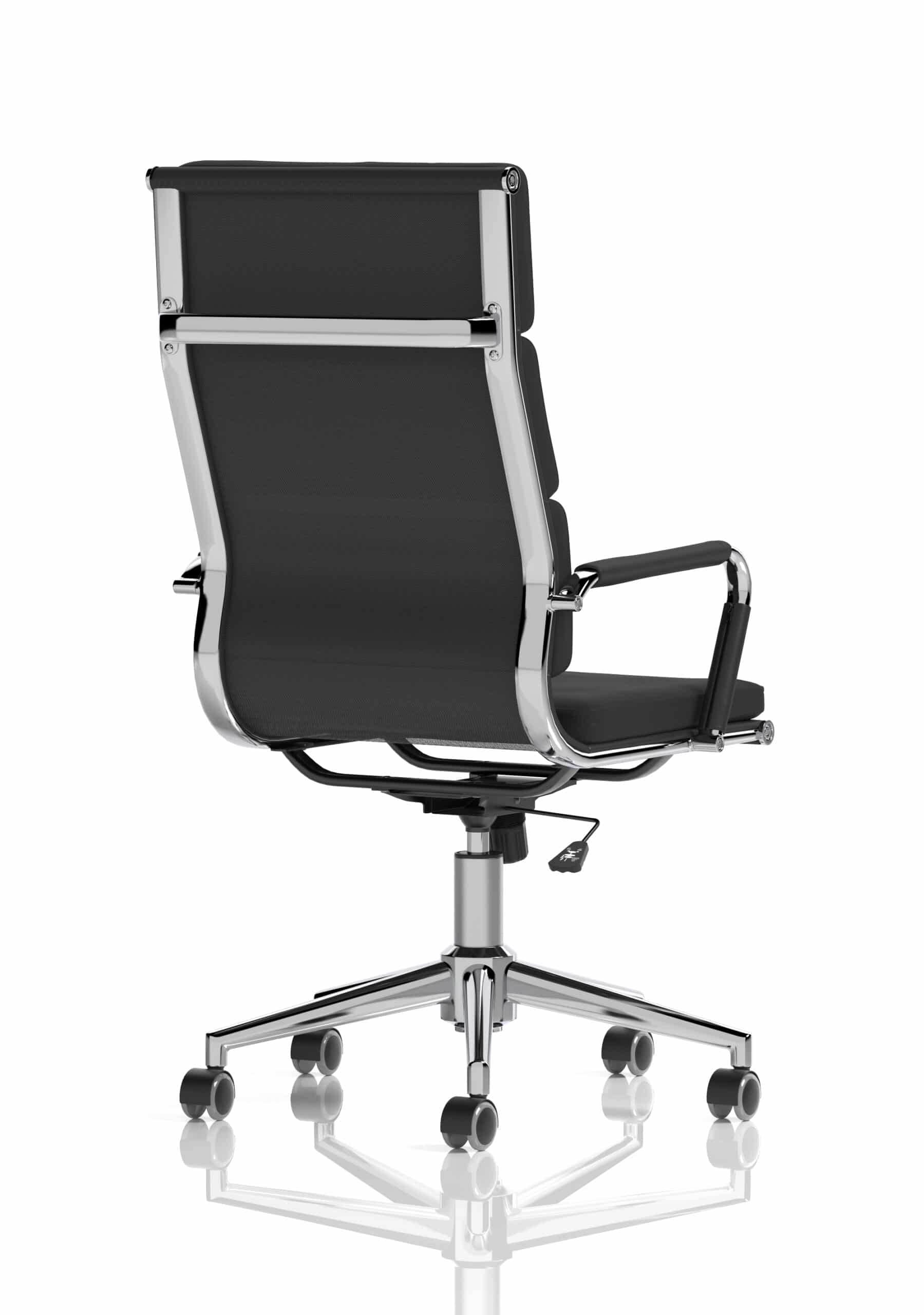 Hawkes High Back Black Leather Executive Office Chair with Arms - Image 7