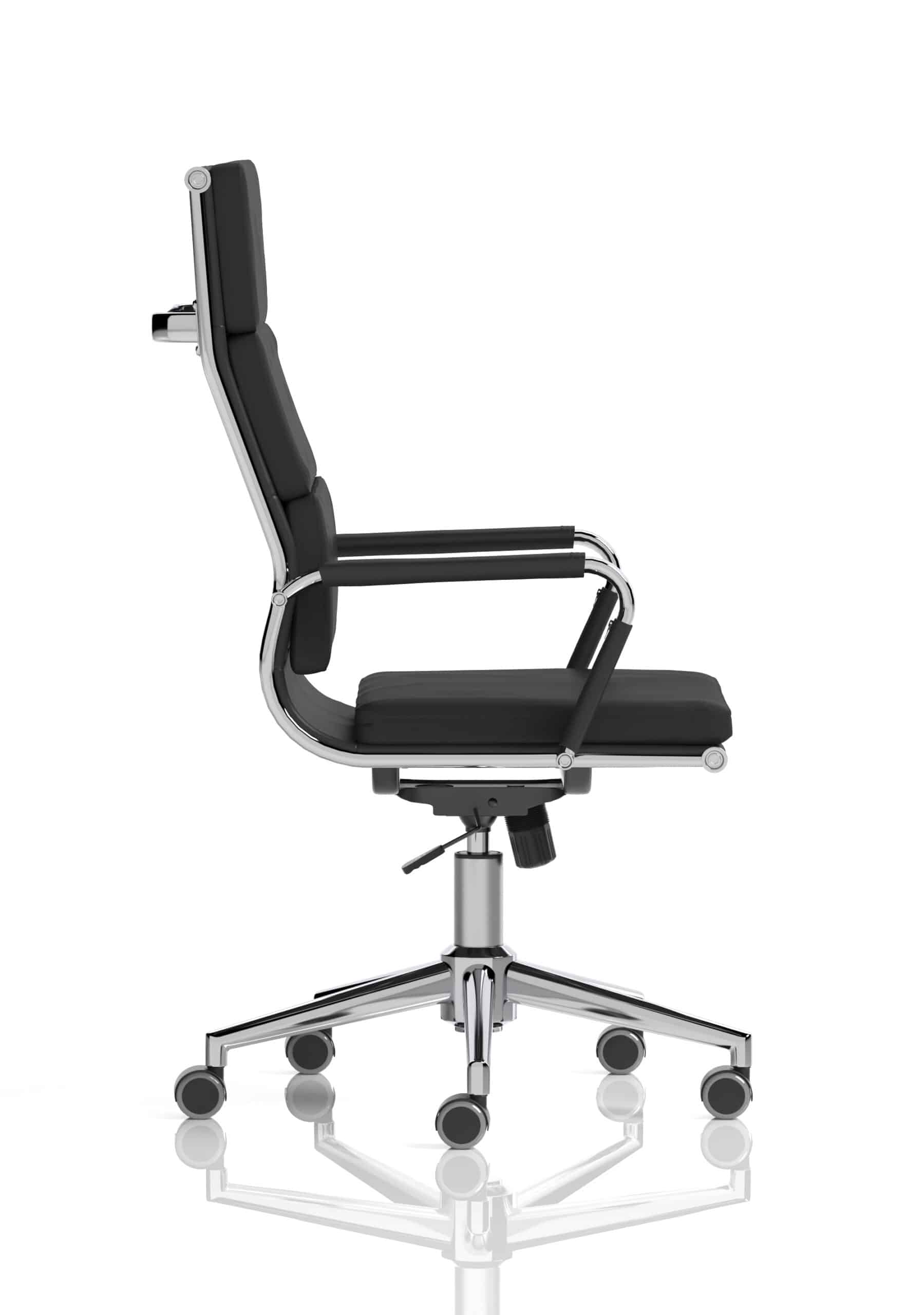 Hawkes High Back Black Leather Executive Office Chair with Arms - Image 8