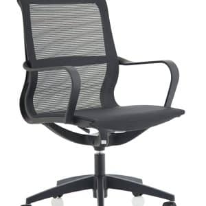 Lula Medium Mesh Back Executive Office Chair with Arms