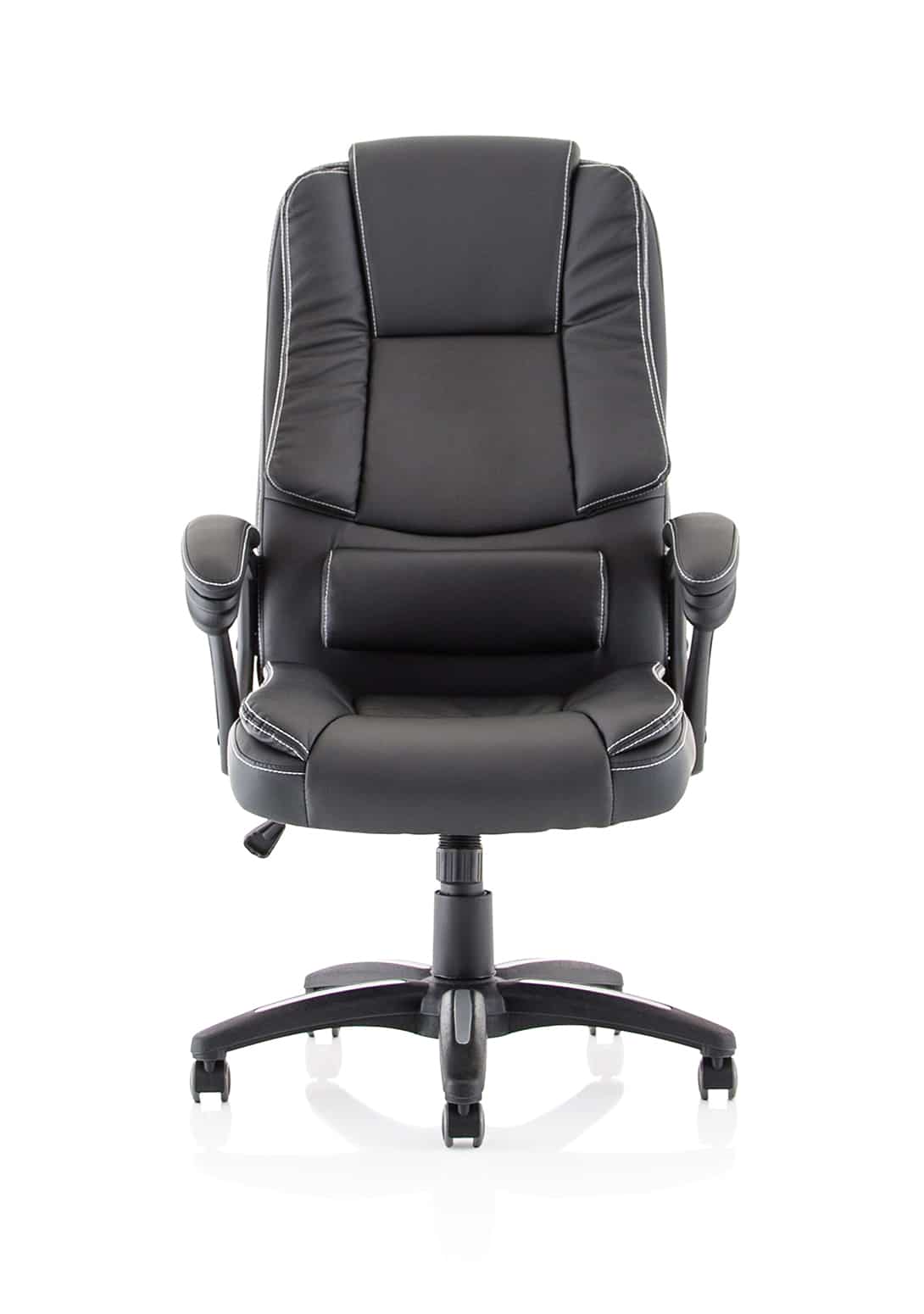 Dakota High Back Black Leather Executive Office Chair with Arms - Image 2