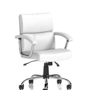 Desire Medium Back Leather Executive Office Chair with Arms